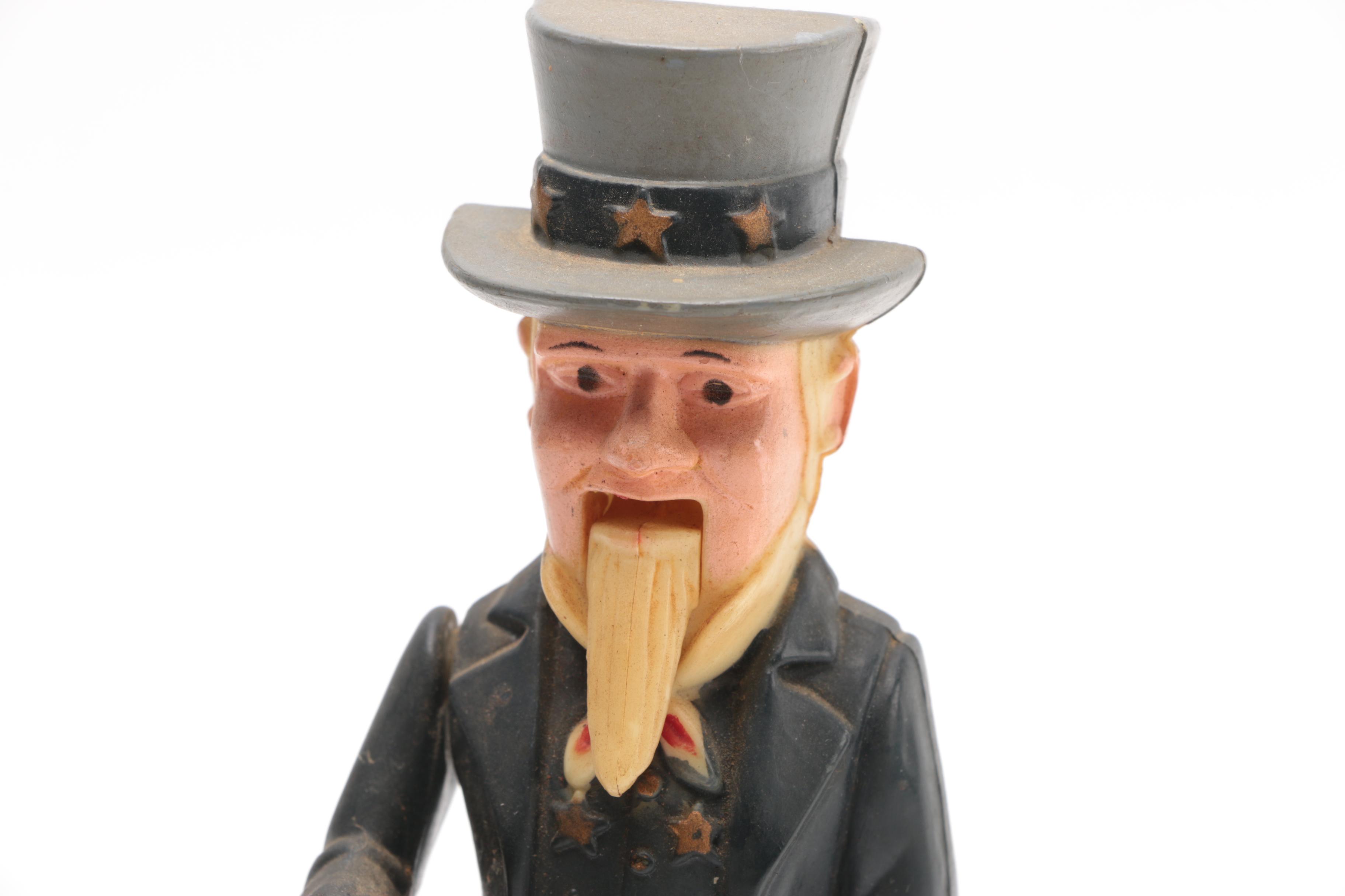 Uncle Sam Plastic Coin Bank