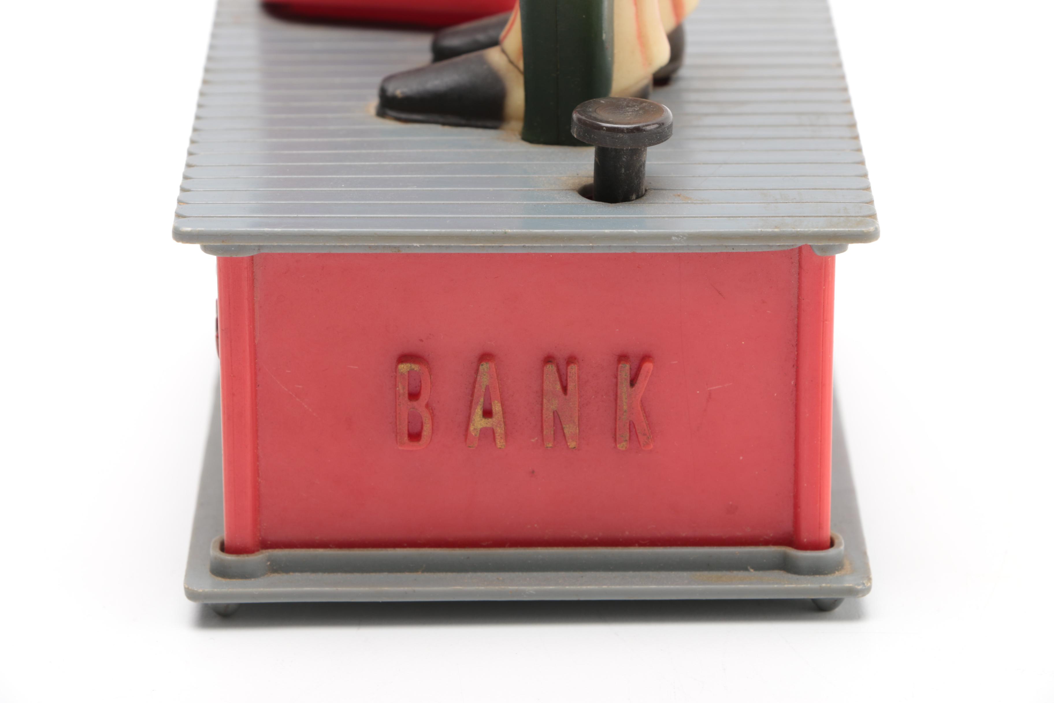 Uncle Sam Plastic Coin Bank