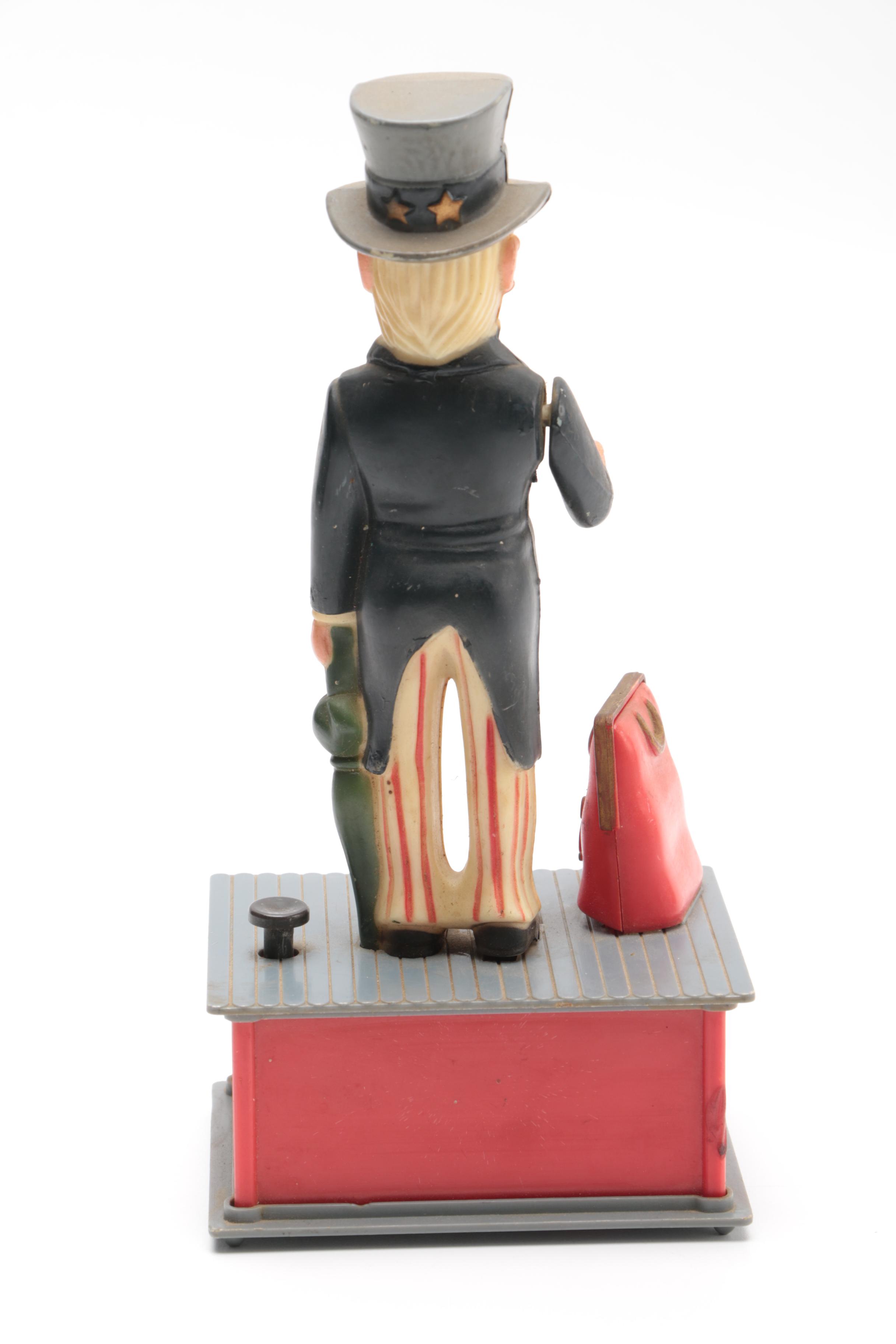 Uncle Sam Plastic Coin Bank
