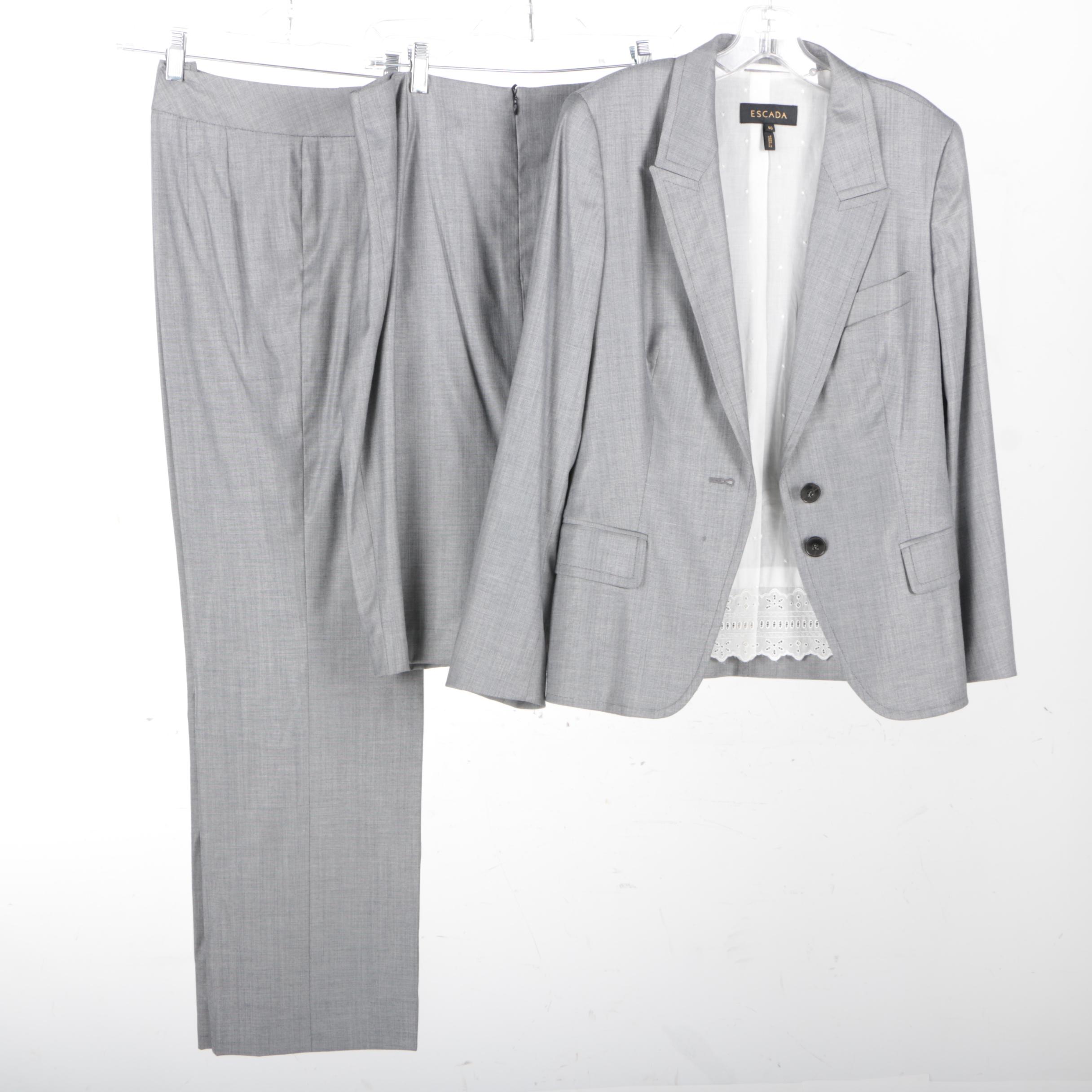 Escada Women's Grey Three Piece Suit