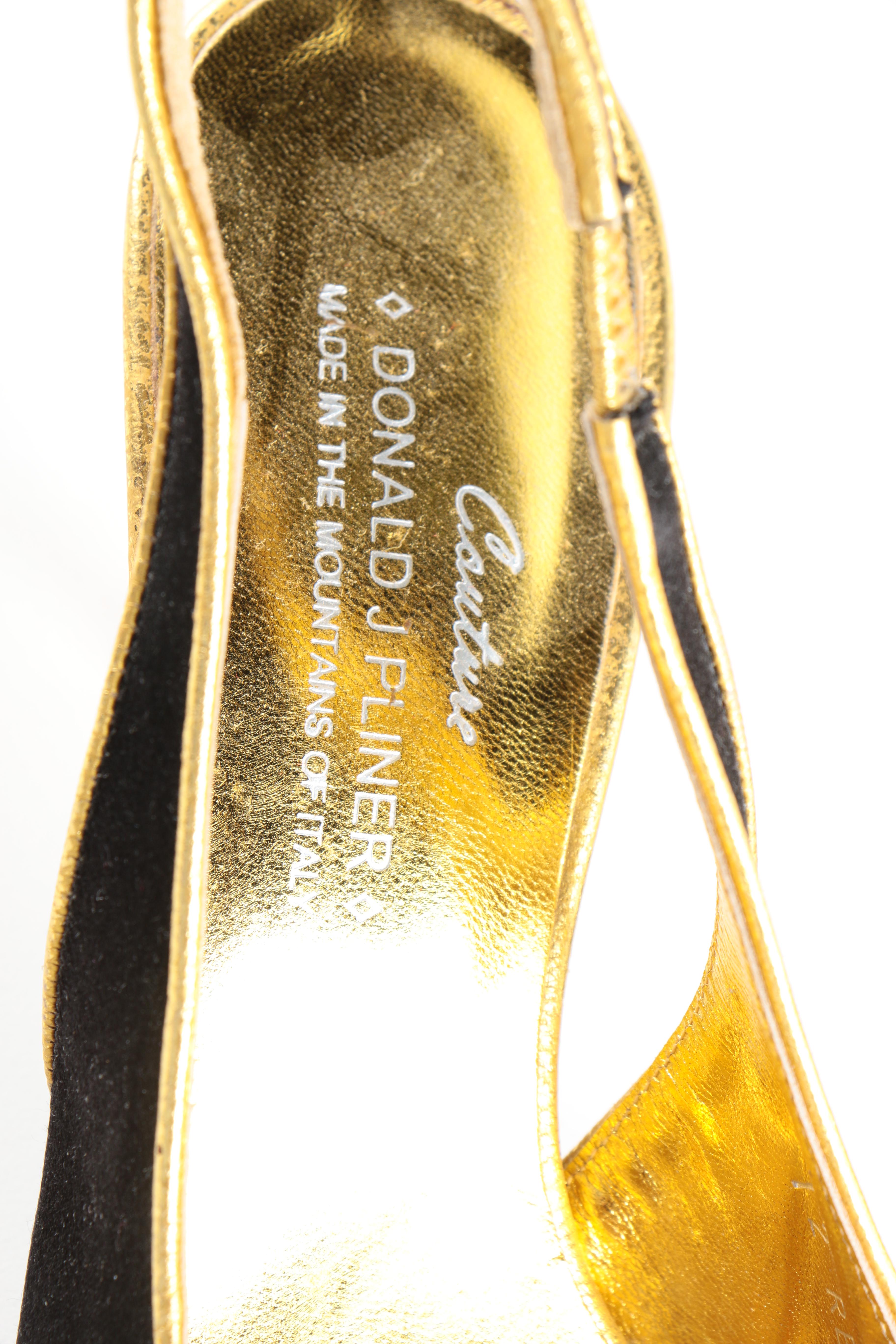 Donald J Pliner Couture Kitten Heel Slingbacks