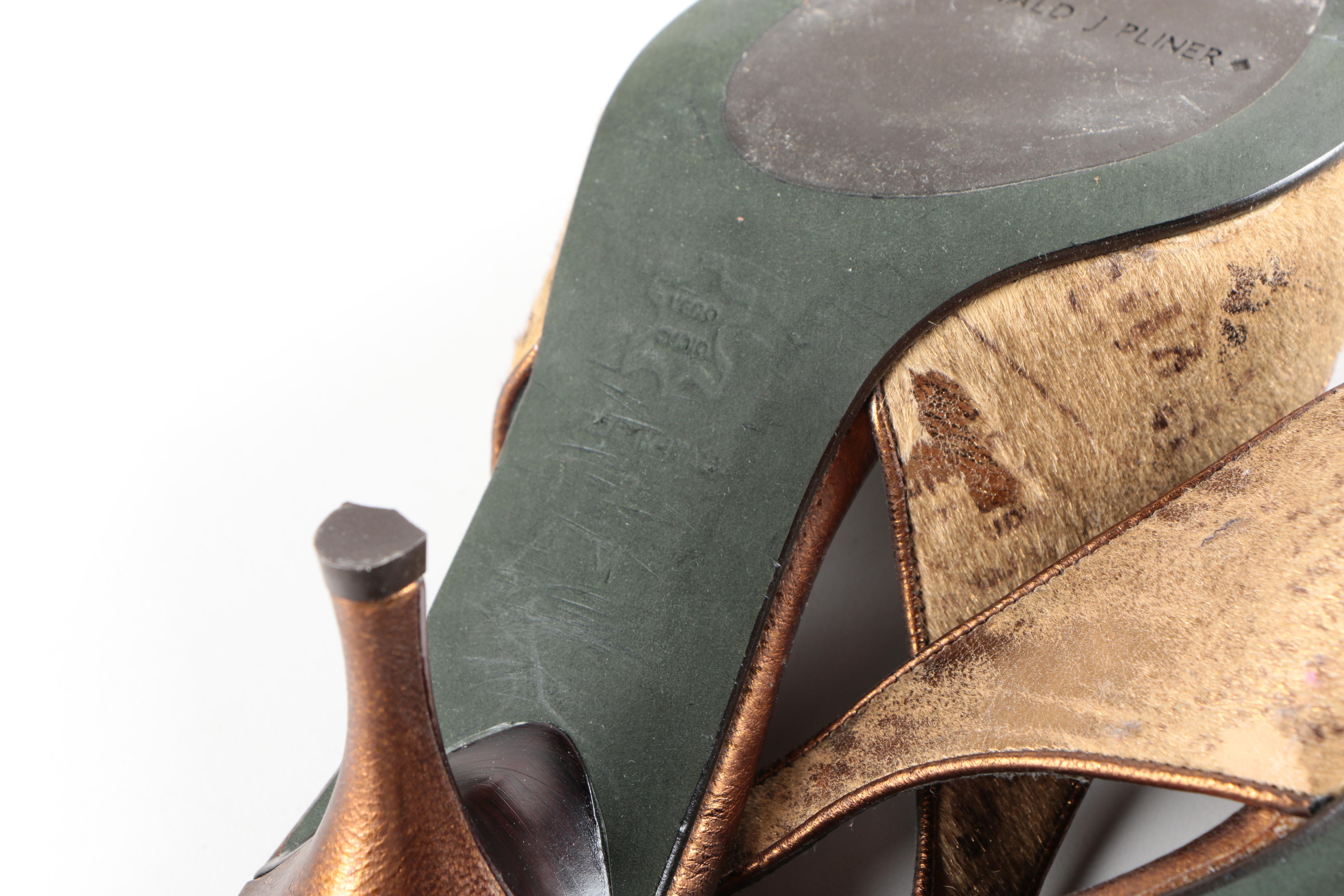 Donald J Pliner Couture Kitten Heel Slingbacks