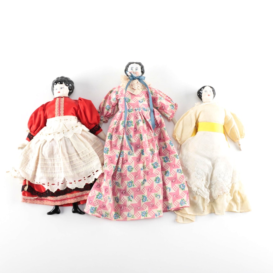 Vintage Porcelain Dolls