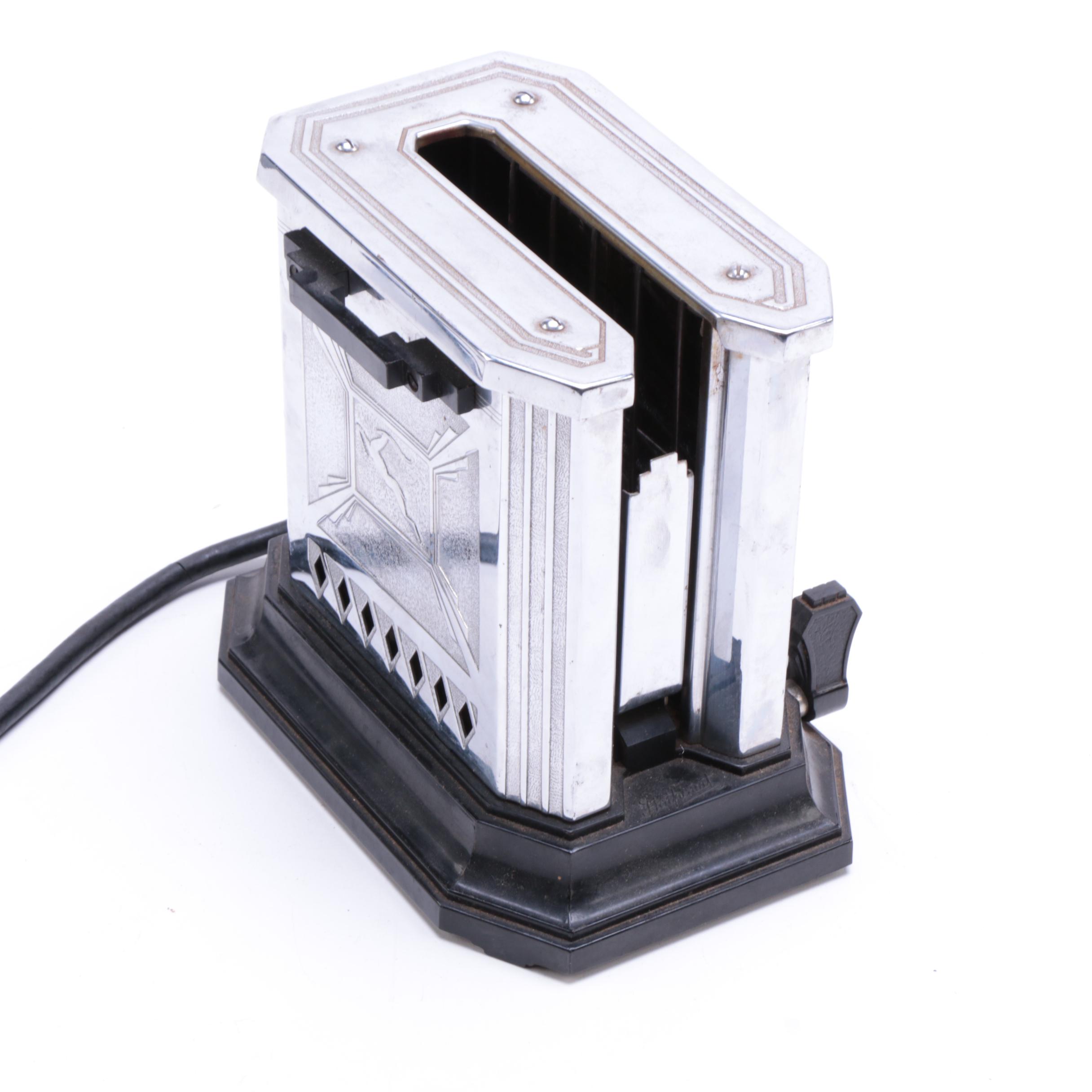 1930s Edison General Electric "Gazelle" Toaster