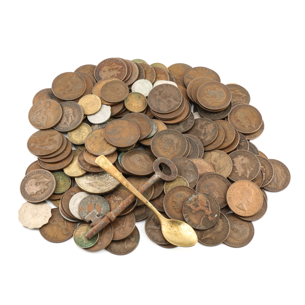 Group of 175 Foreign Coins