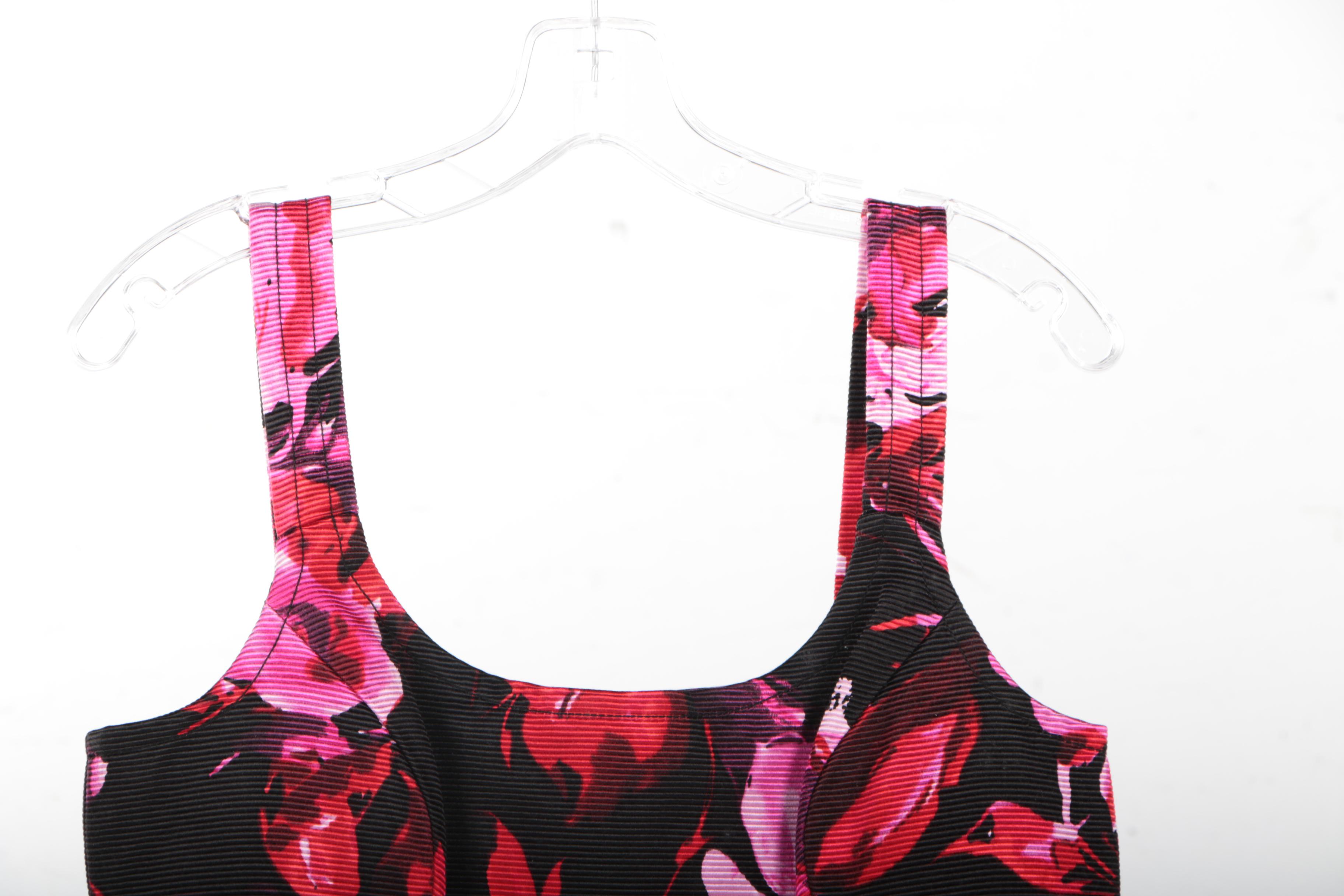 St. John Floral Print Dress