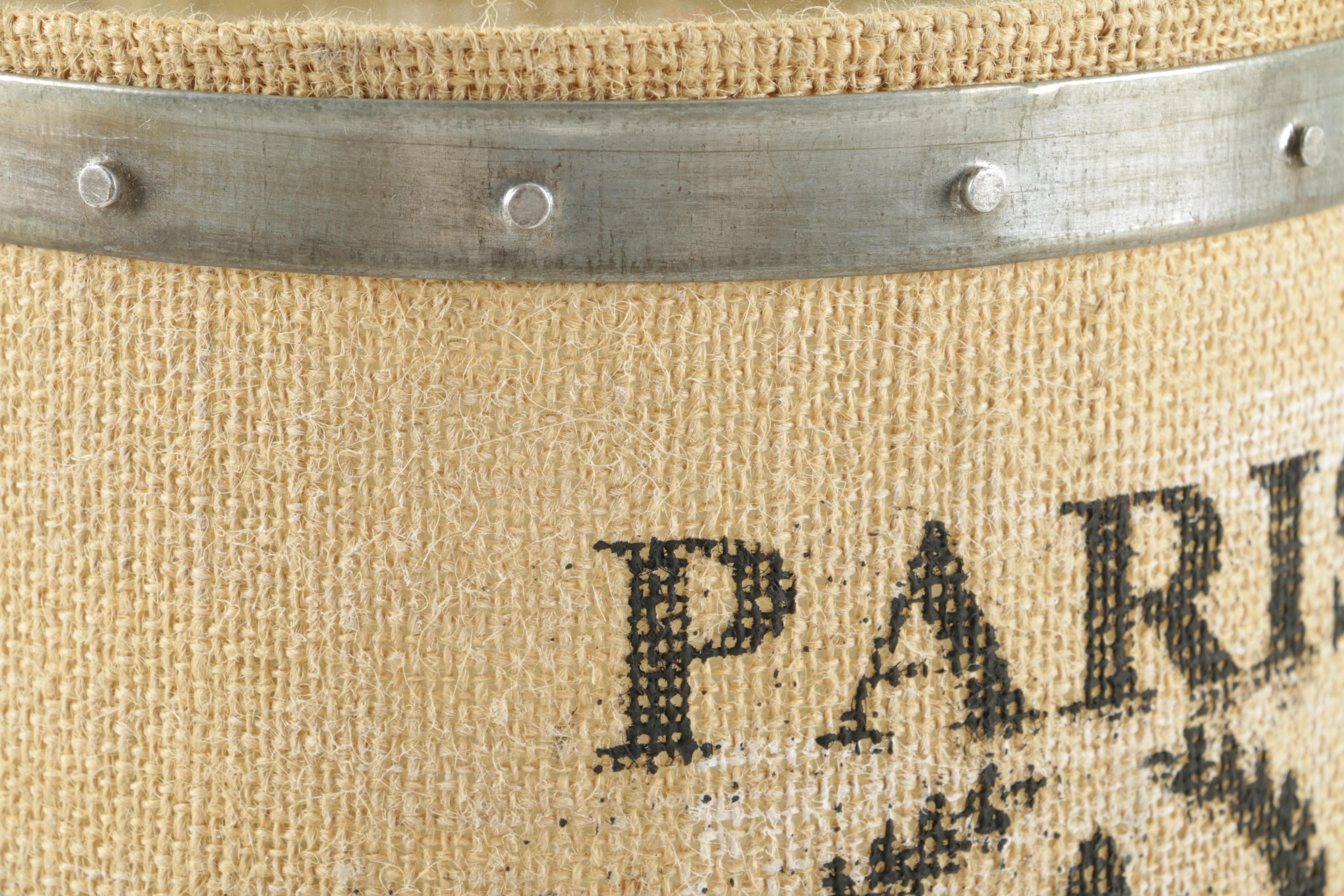 Decorative Glass Jugs With Burlap Lining