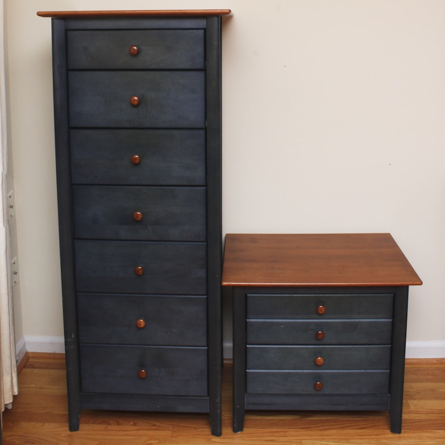 Chest of Drawers and Nightstand