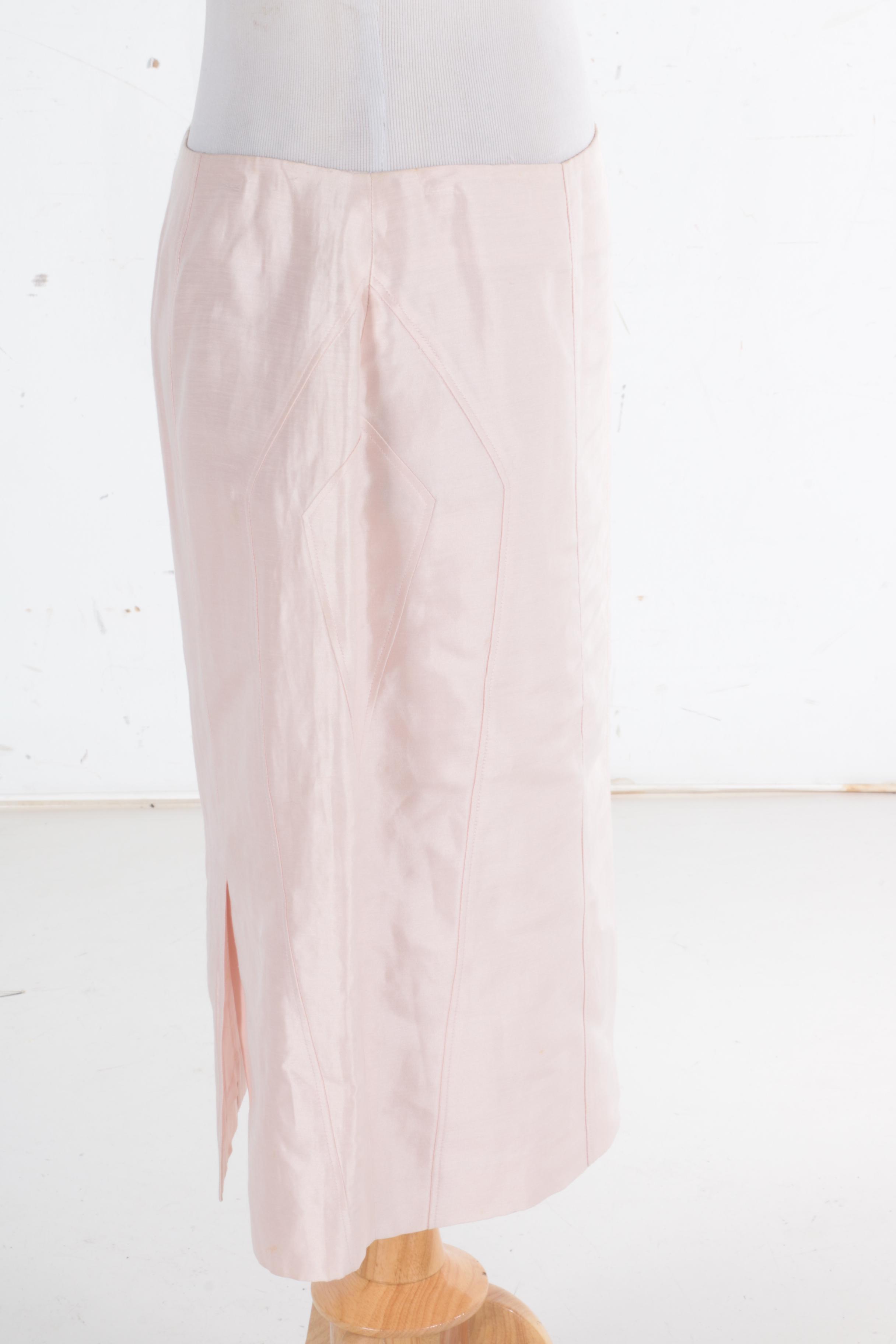 Magaschoni Pale Pink Skirt Set