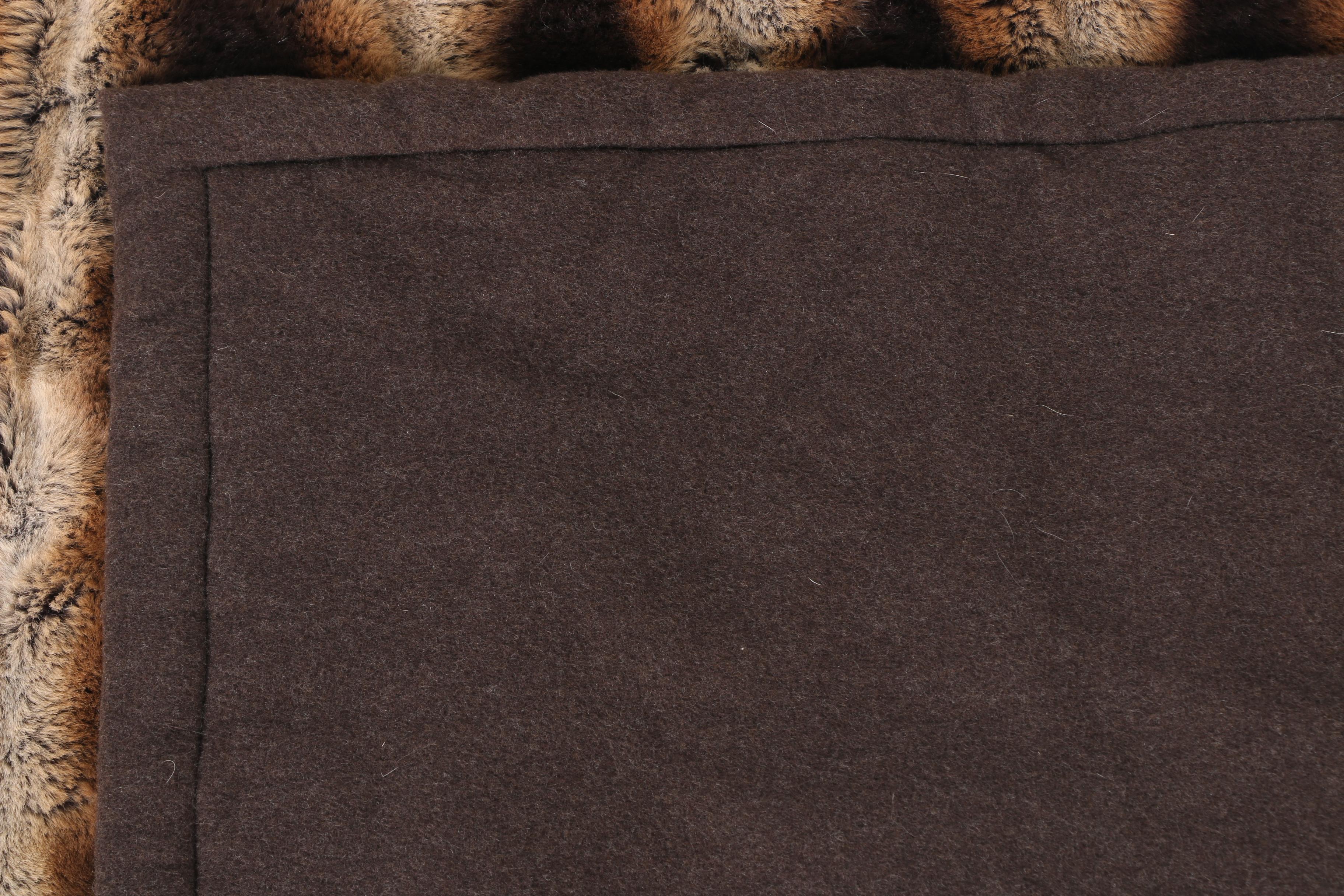 Sargio Domezetti Faux Fur Throw