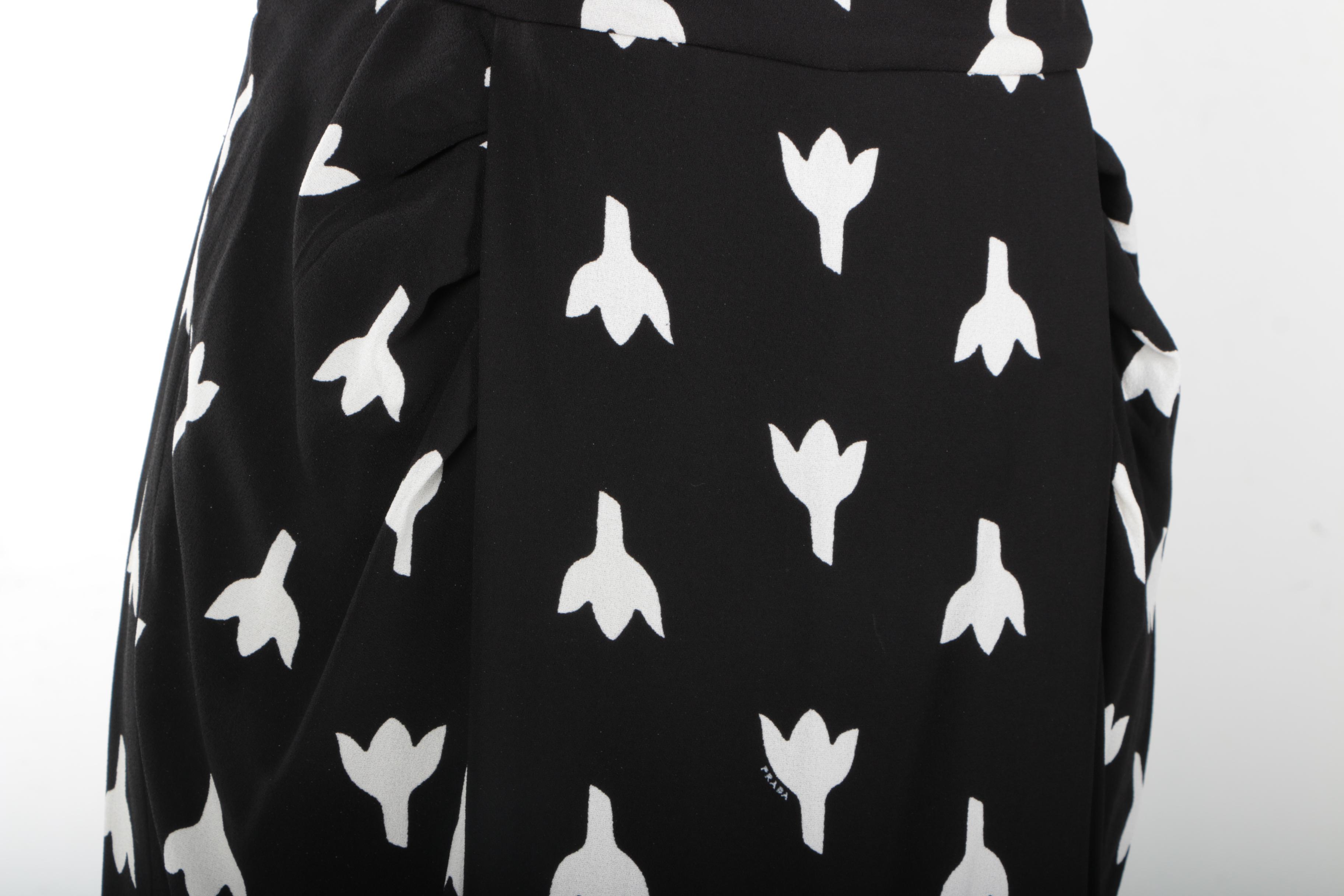 Prada Bird Print Dress