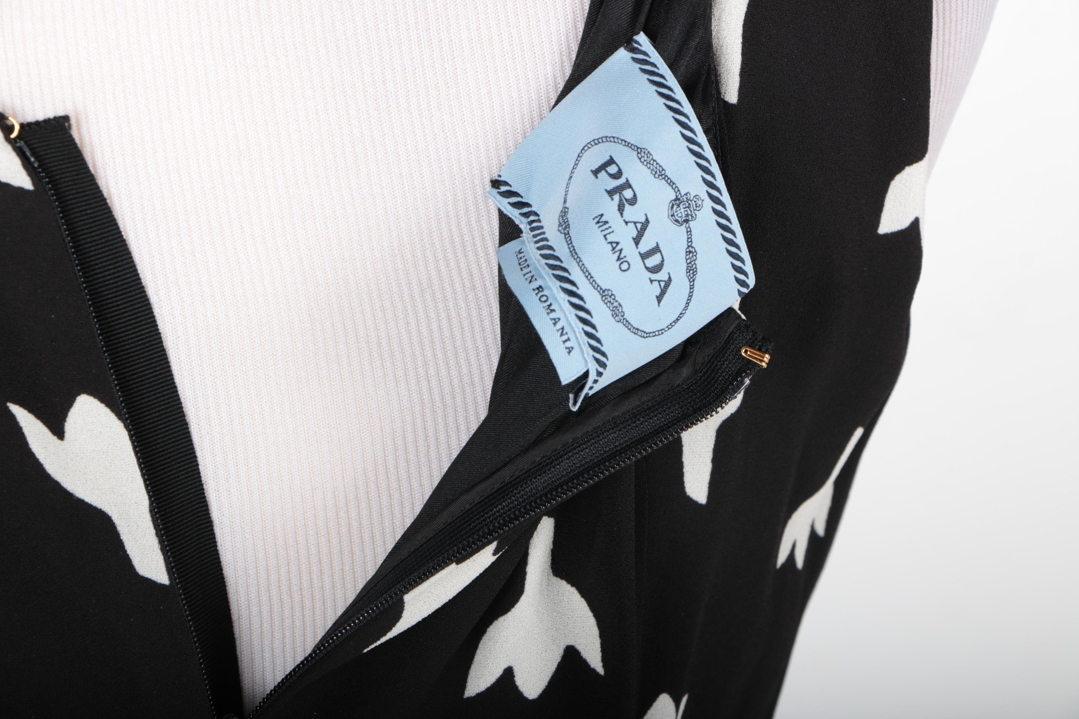 Prada Bird Print Dress