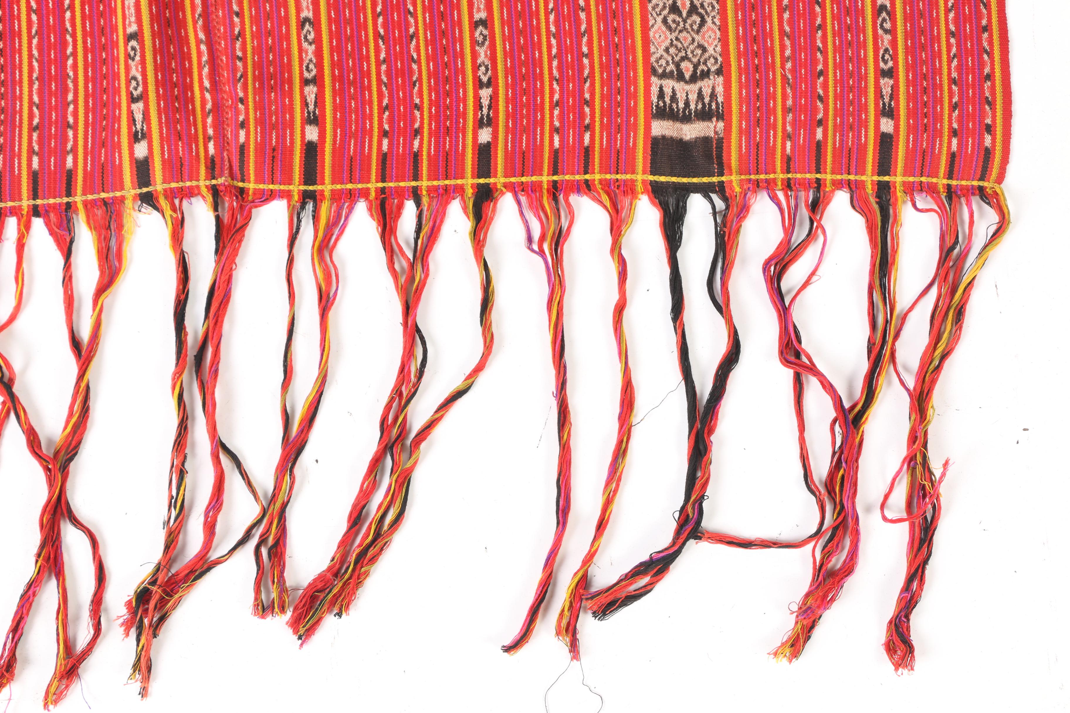 Fringed Pattern Scarf