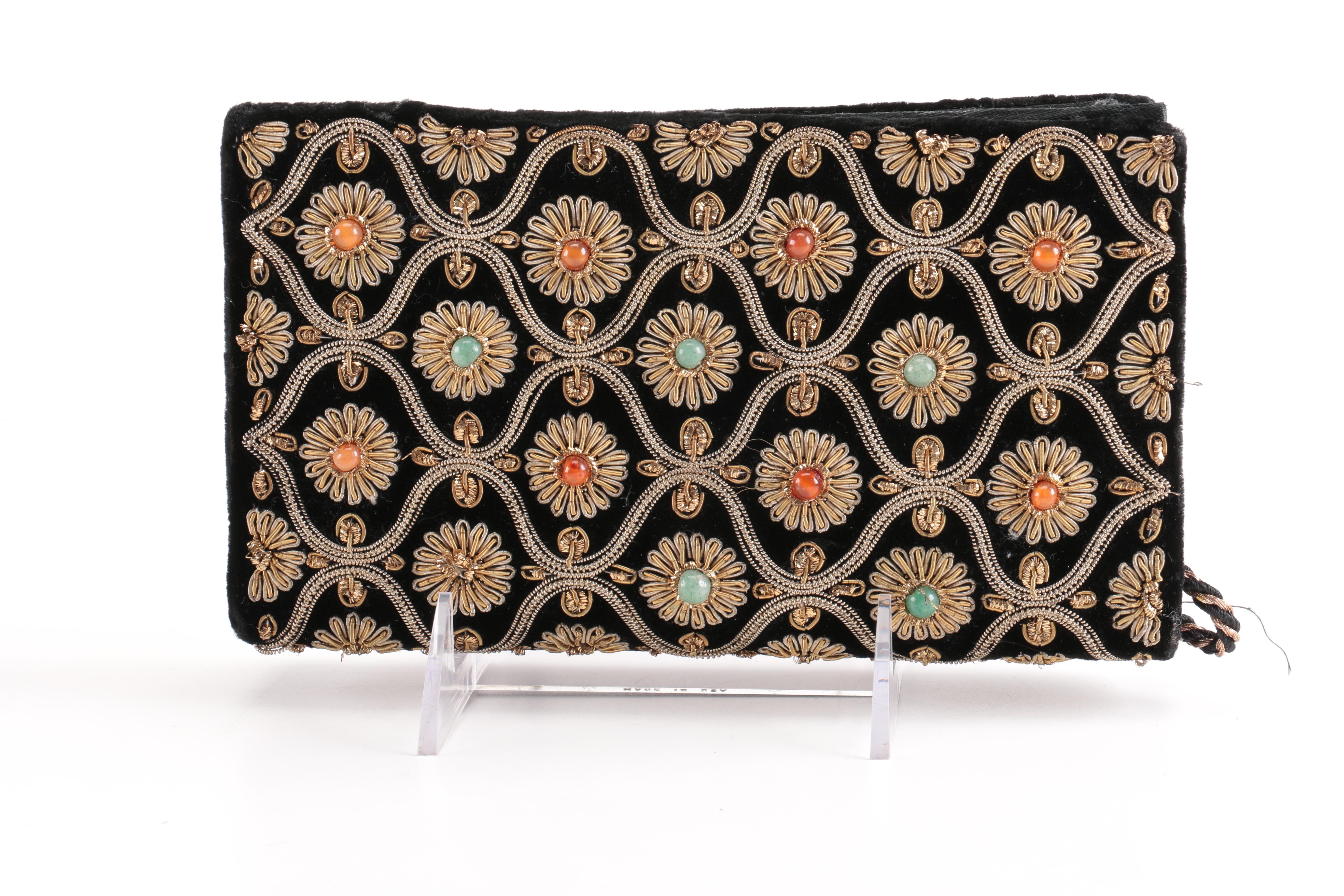 Woven and Embellished Clutches
