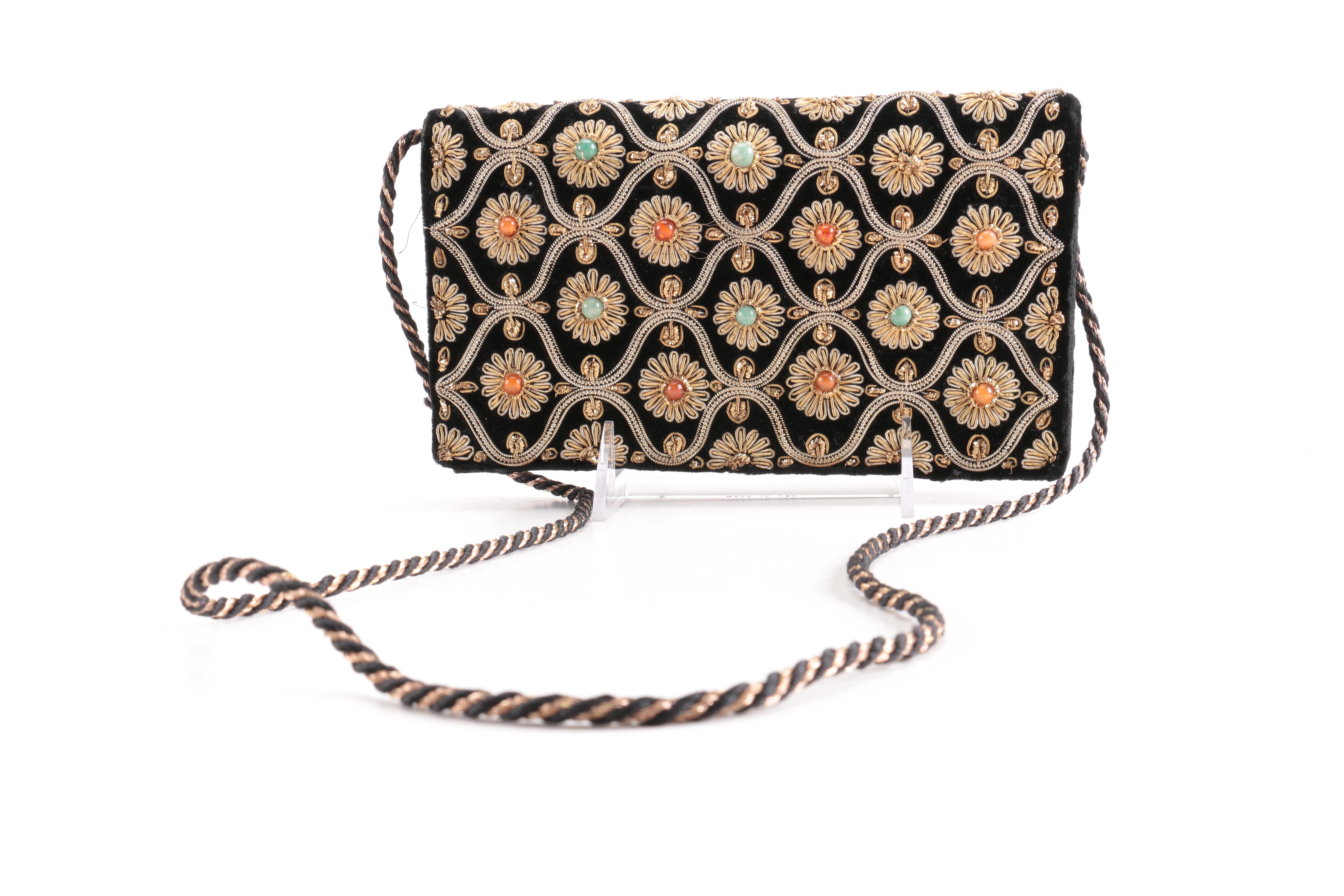 Woven and Embellished Clutches