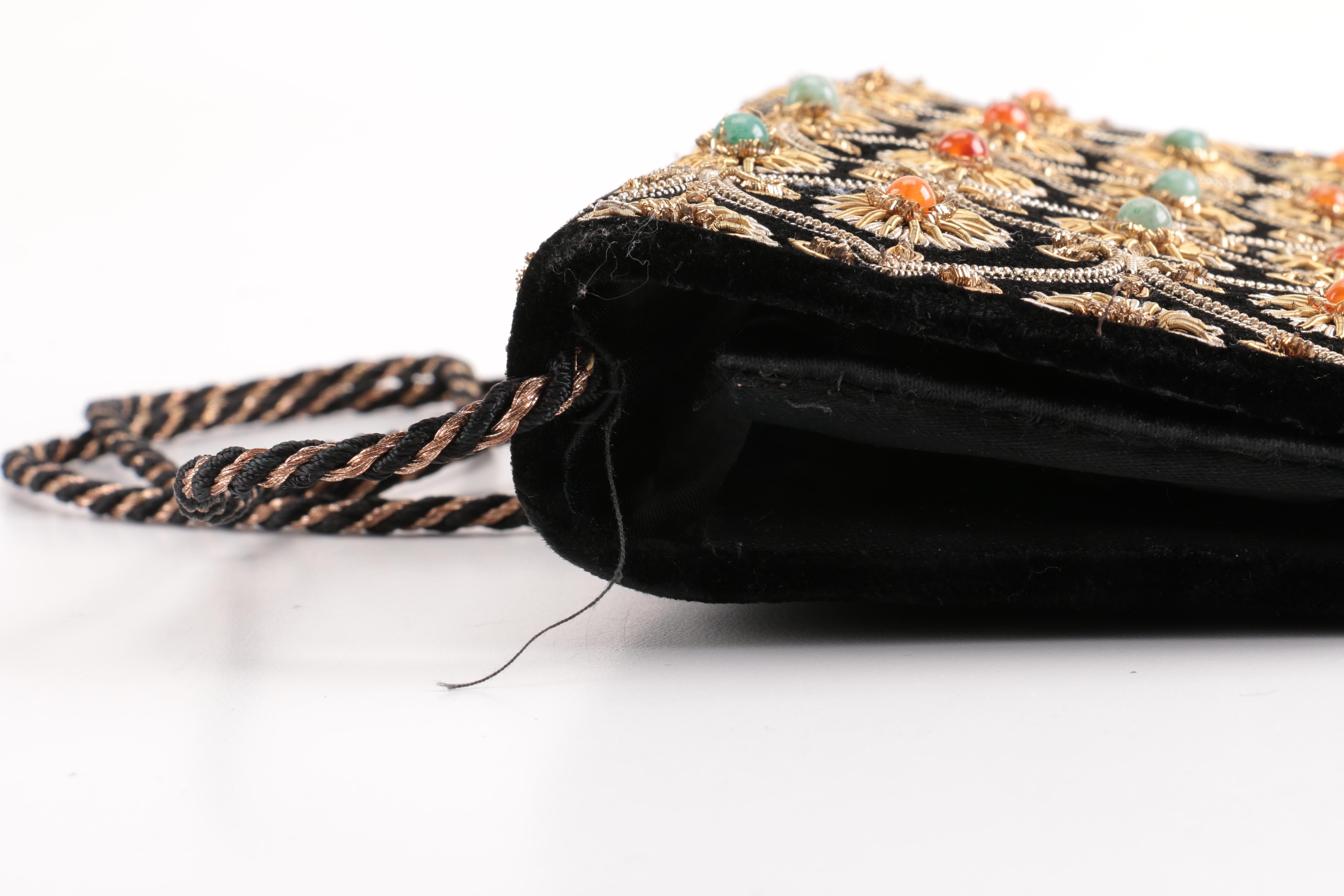 Woven and Embellished Clutches