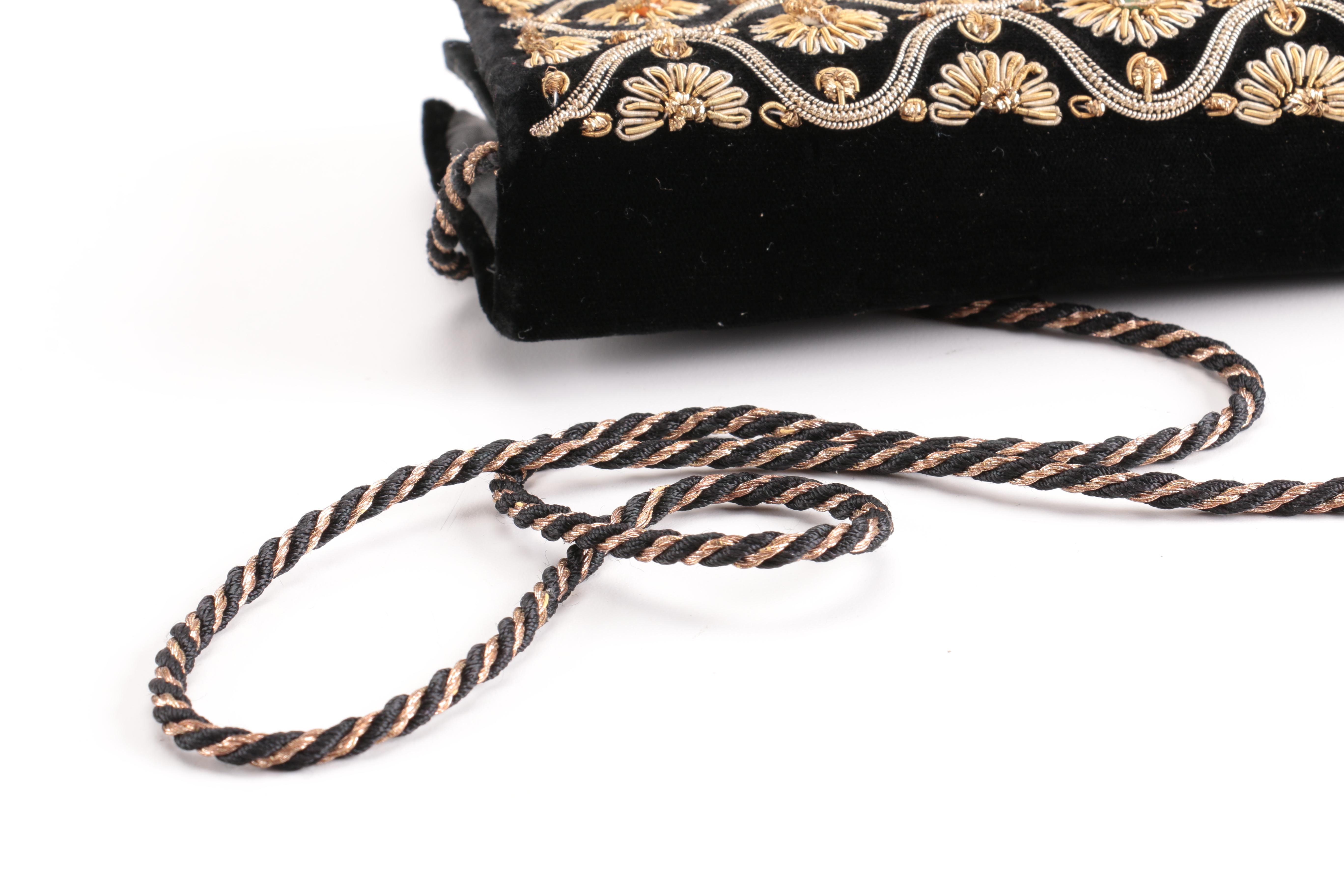 Woven and Embellished Clutches