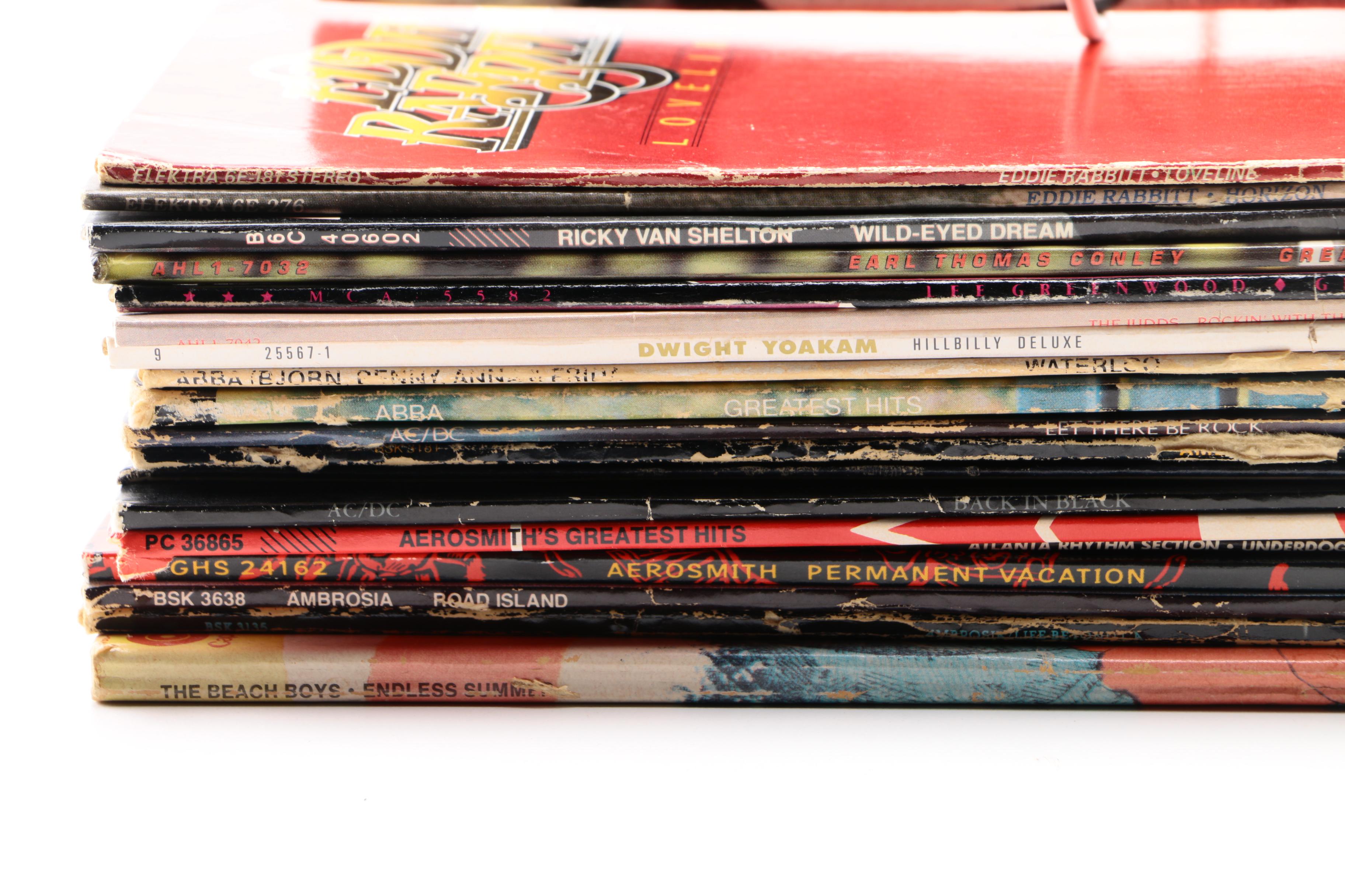 AC/DC, Aerosmith, Beach Boys and Other Vintage LPs