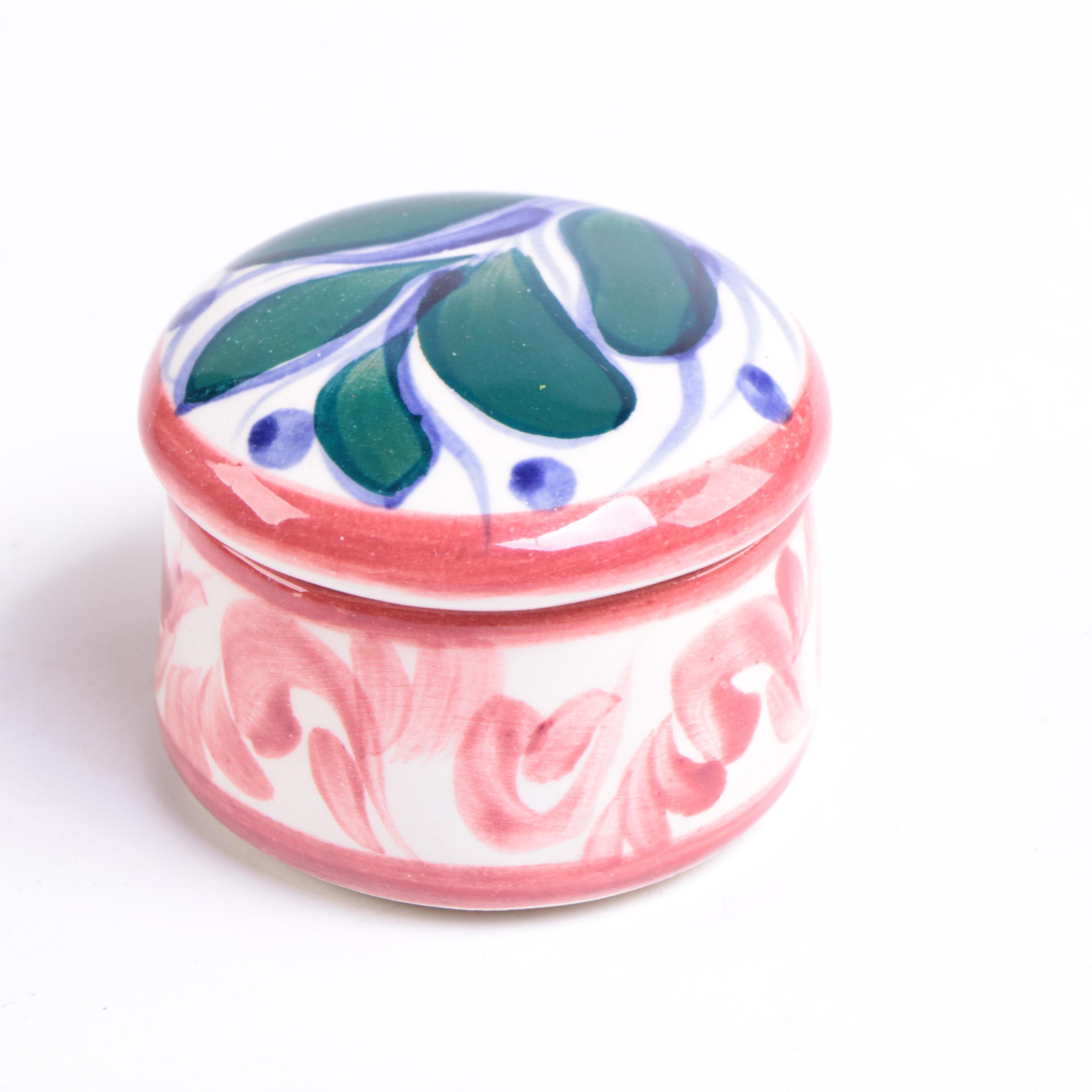 Hand-painted Trinket Boxes Including Le Tallec for Tiffany and Co