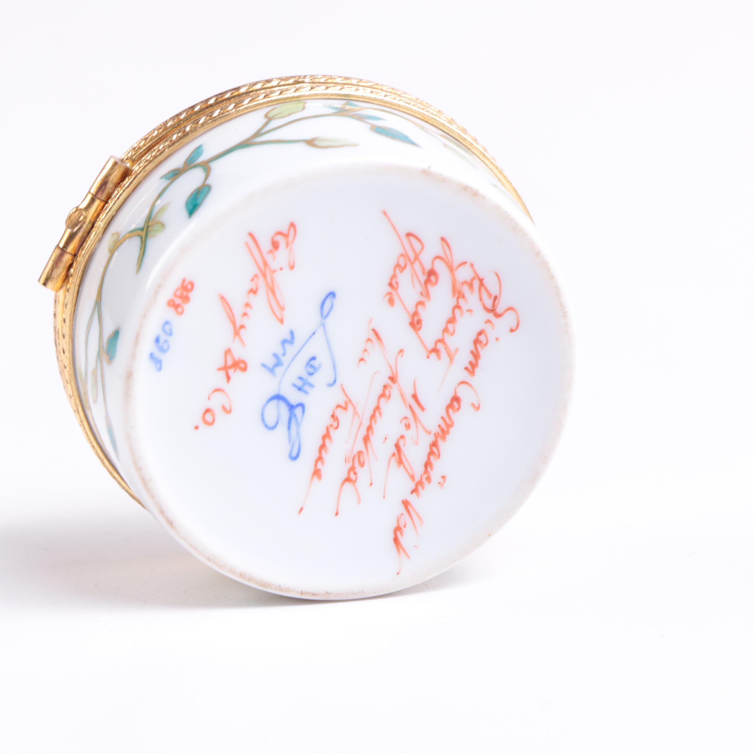 Hand-painted Trinket Boxes Including Le Tallec for Tiffany and Co