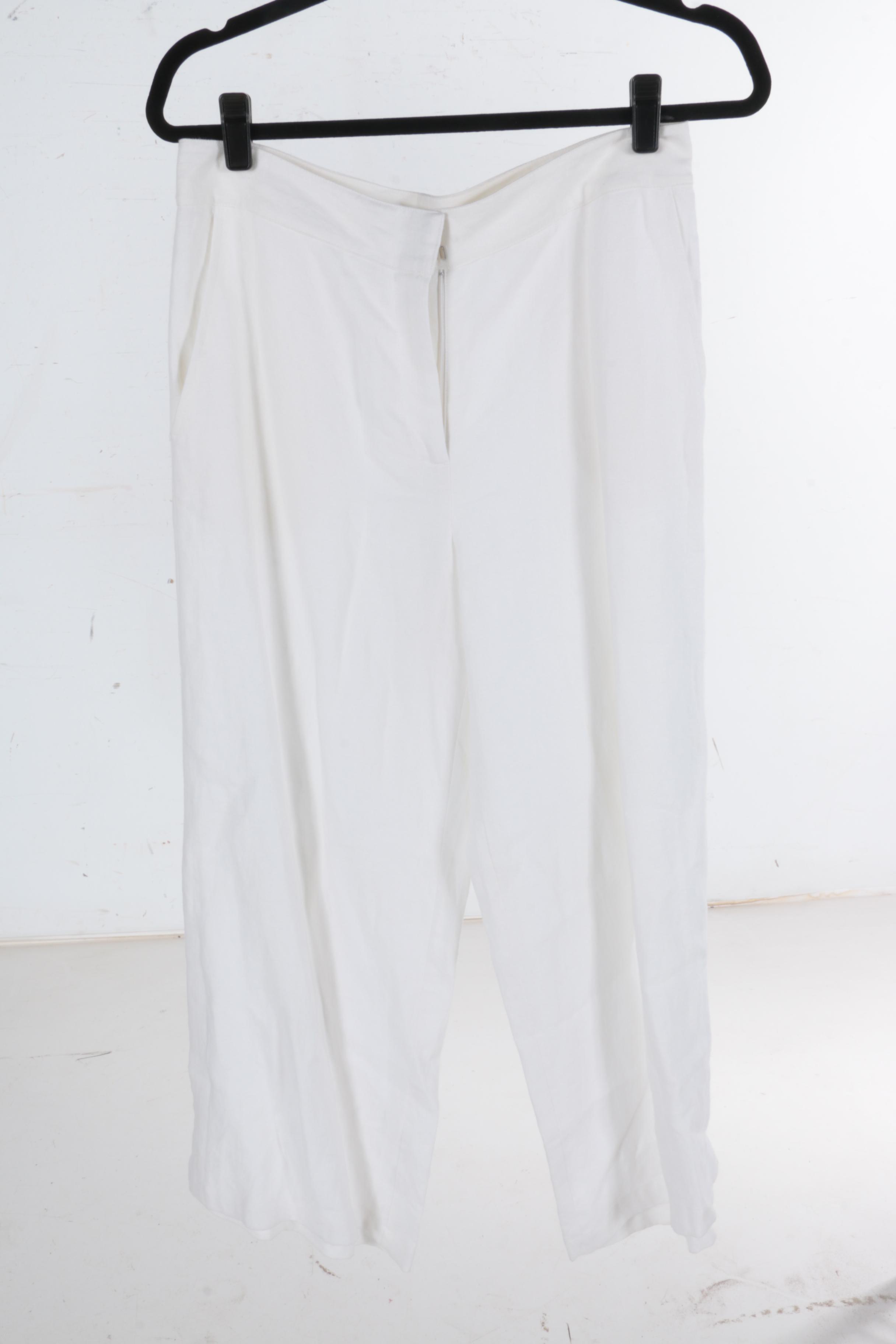 Women's Linen Tops And Bottoms Including Eileen Fisher