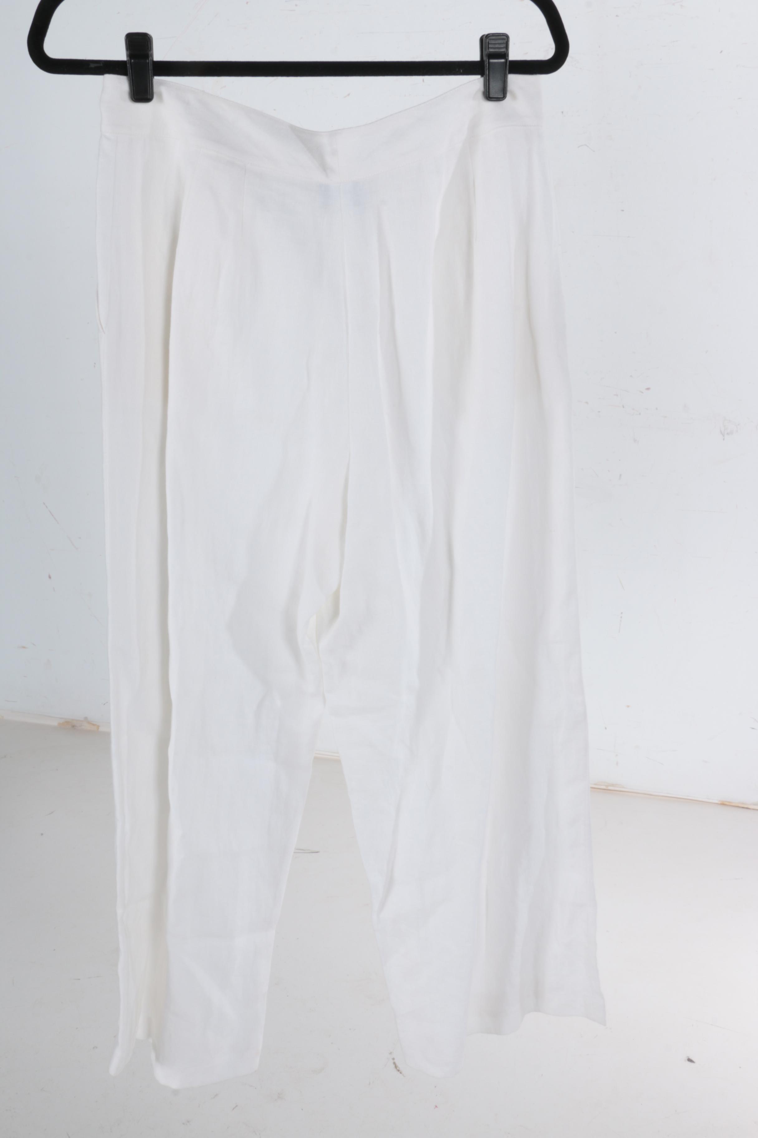 Women's Linen Tops And Bottoms Including Eileen Fisher