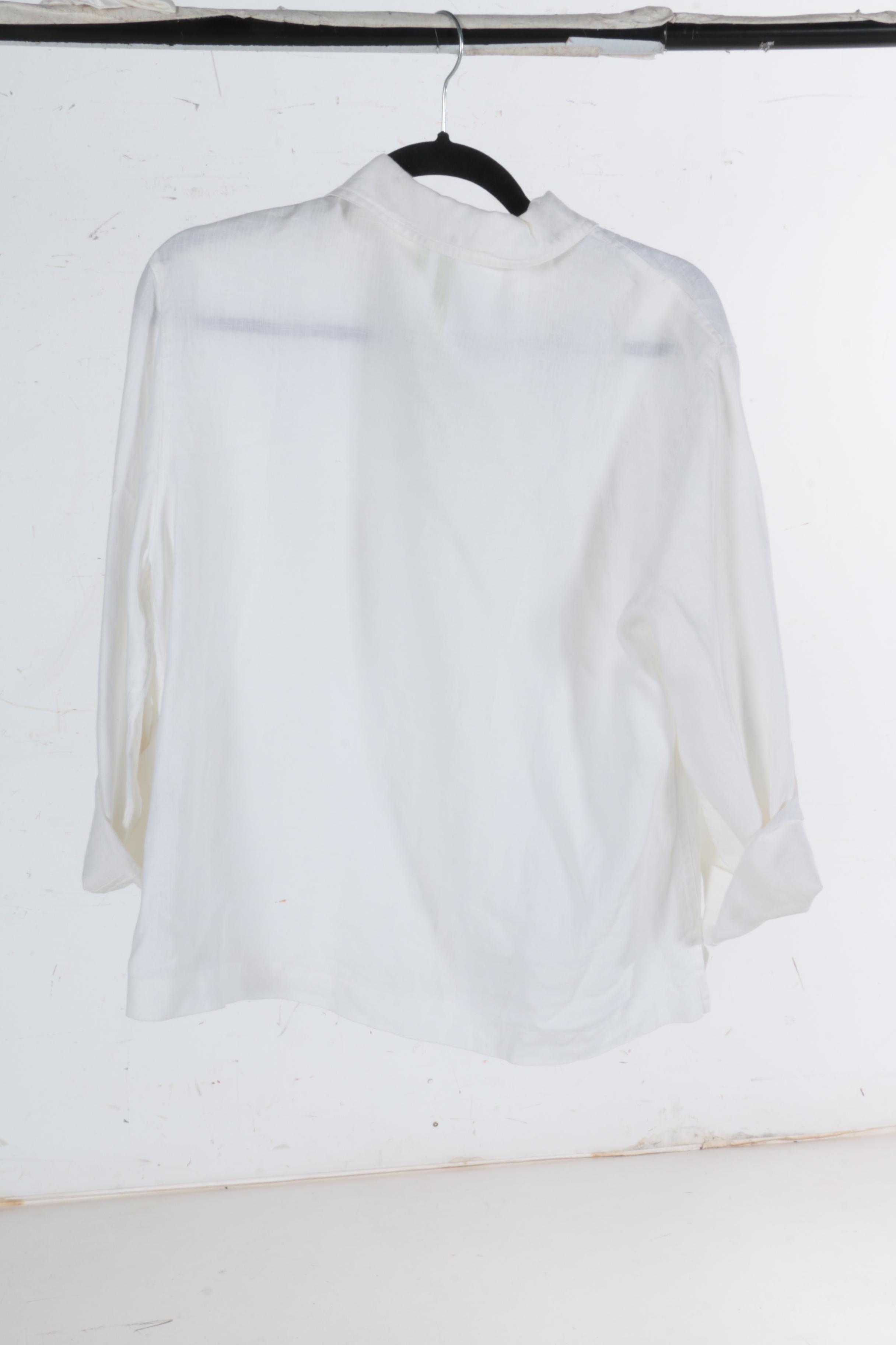 Women's Linen Tops And Bottoms Including Eileen Fisher
