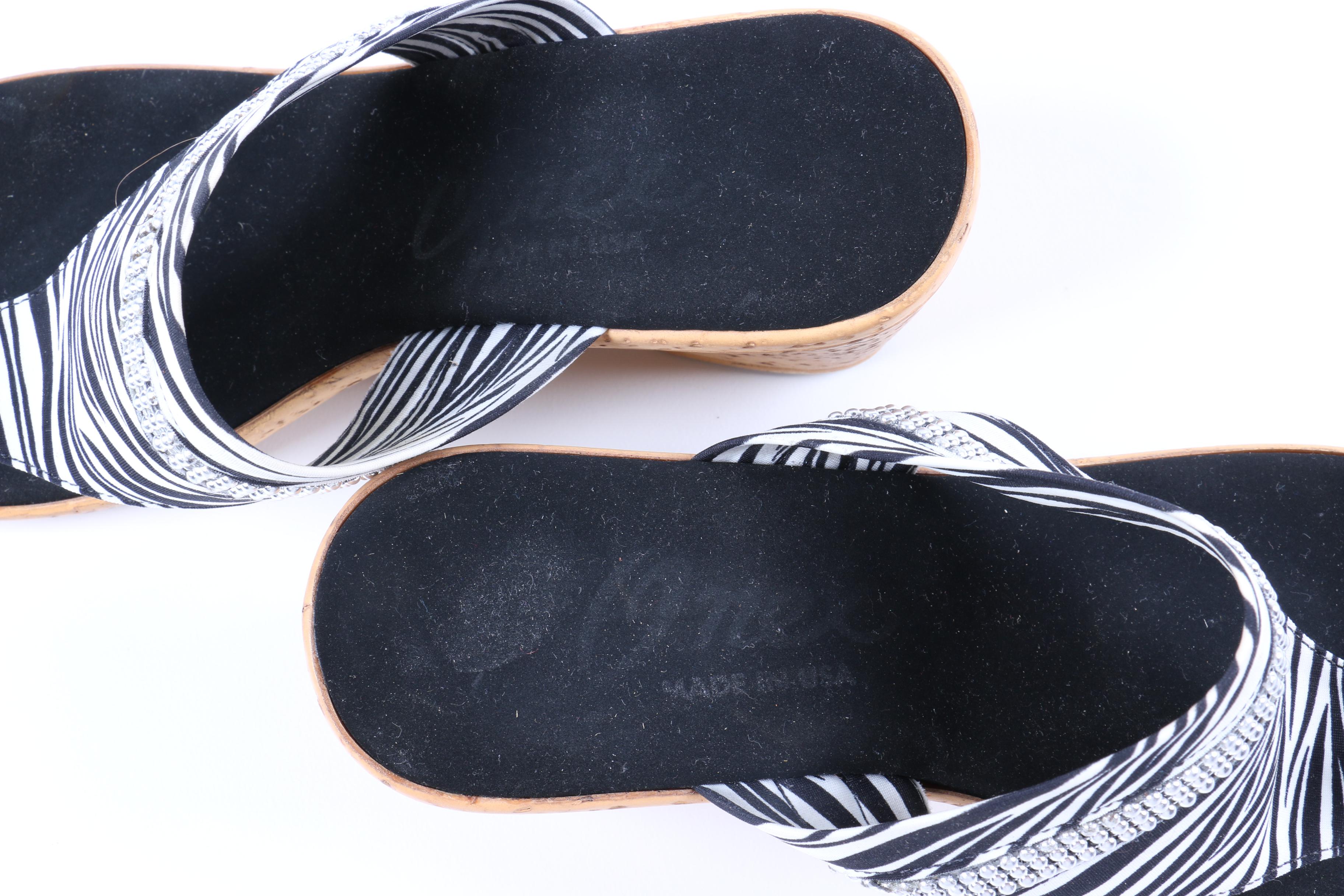 Women's Cork Style Sandals Including Onex