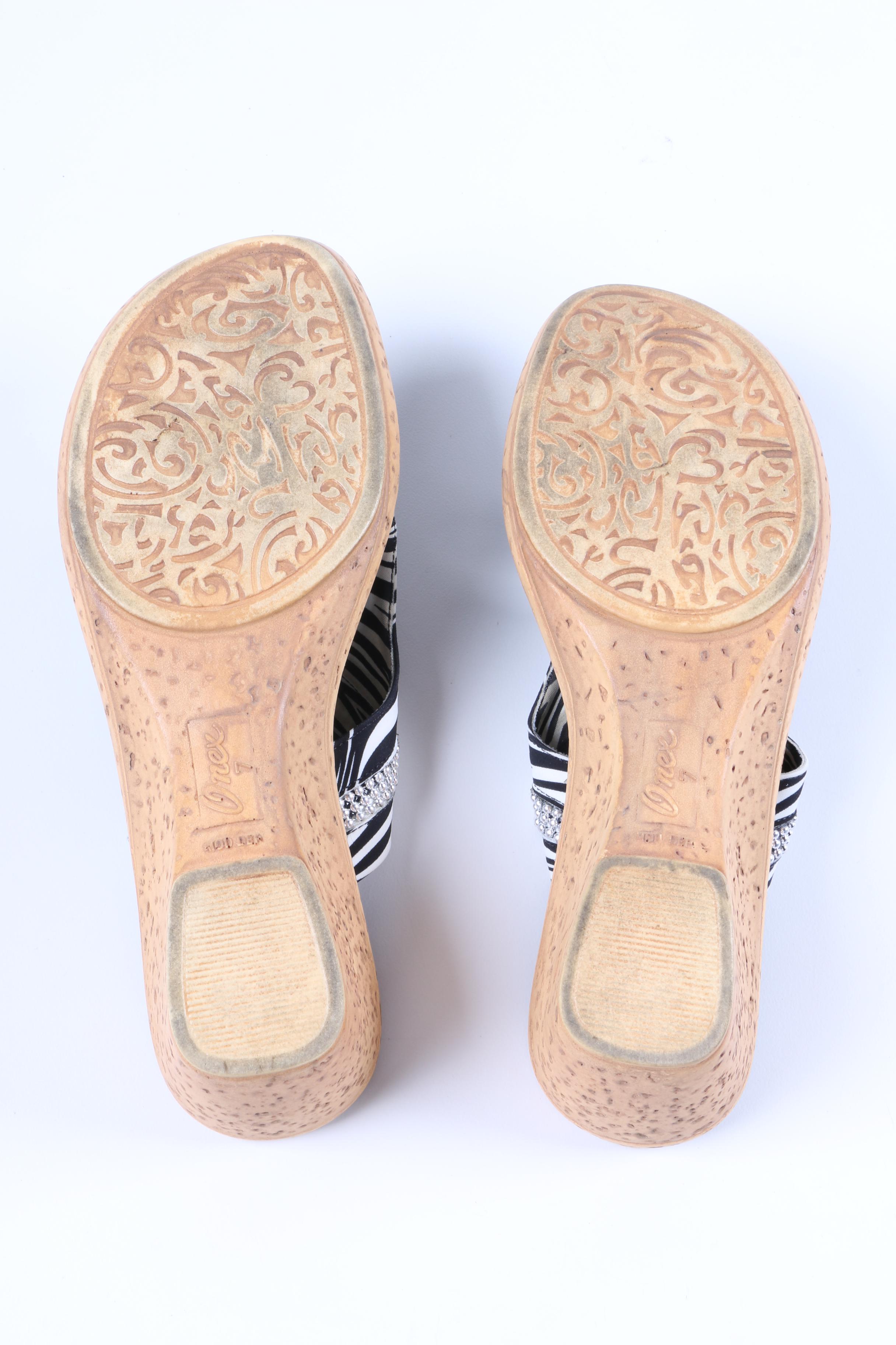 Women's Cork Style Sandals Including Onex