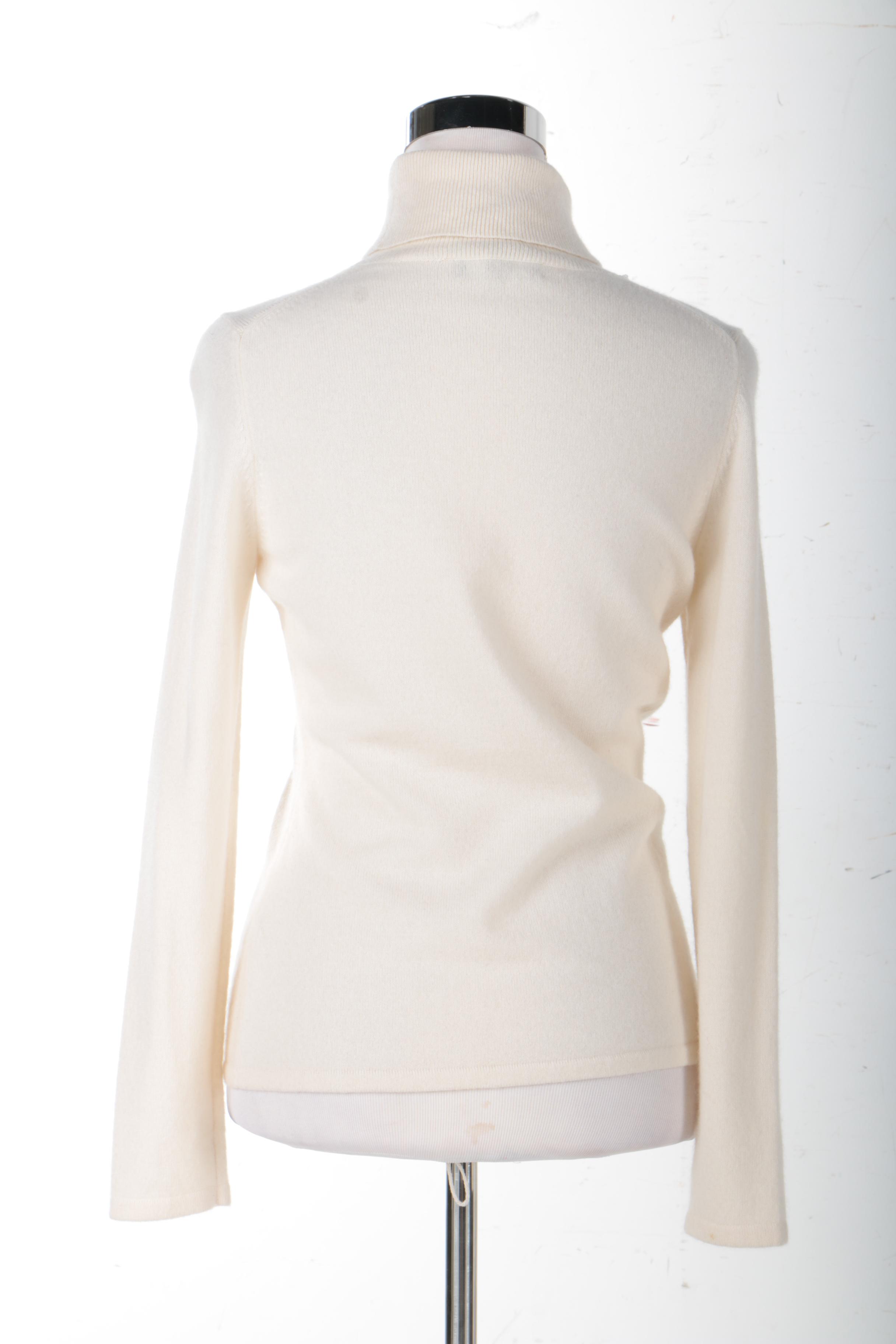 Saks Fifth Avenue Cashmere Turtle Neck Sweater