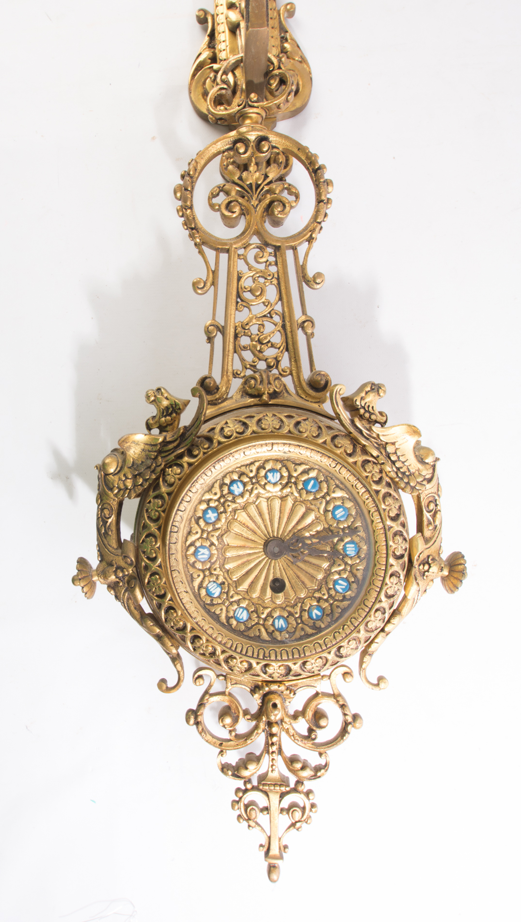 Spanish Baroque Hanging Wall Clock
