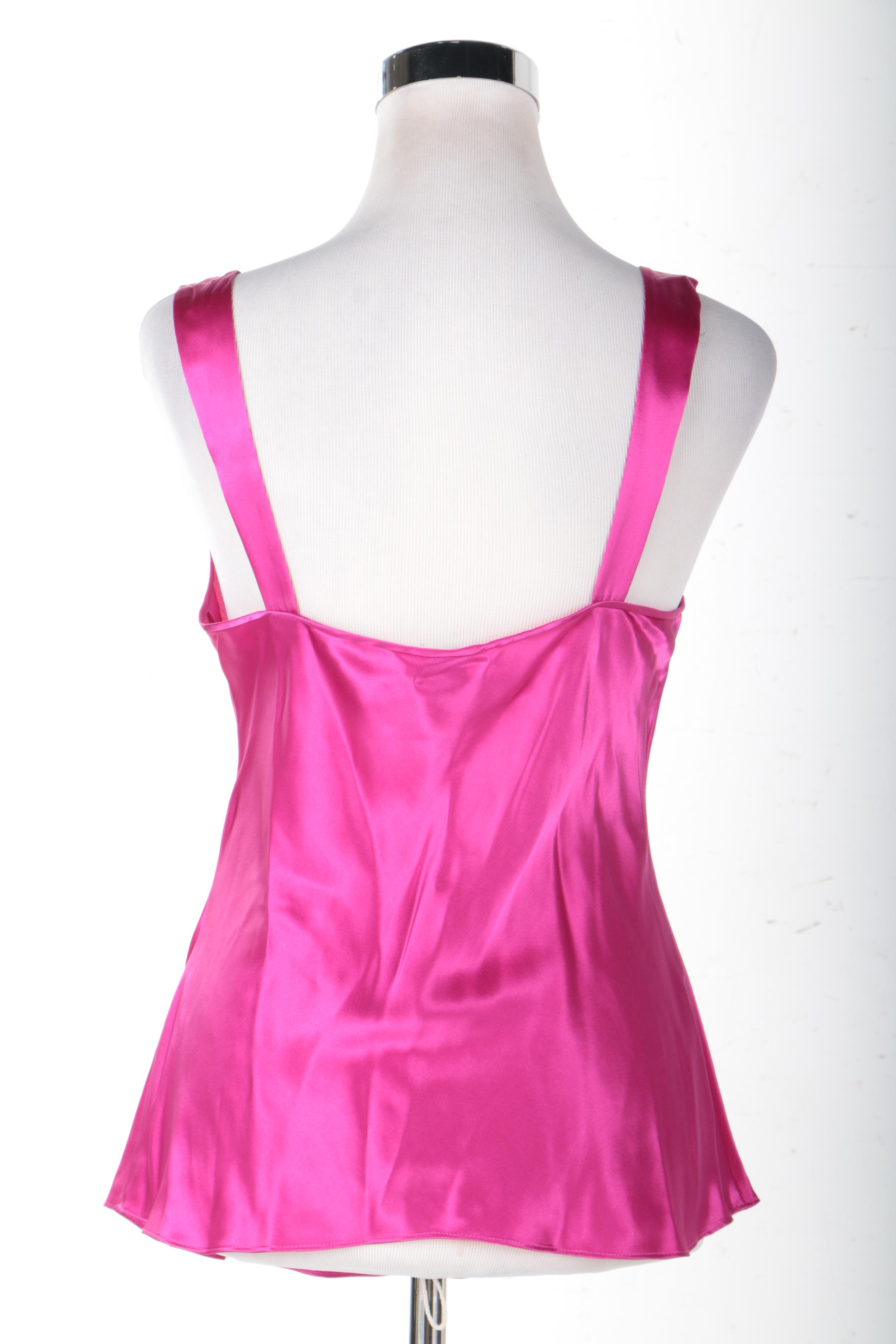 Saks Fifth Avenue Fuchsia Blouse