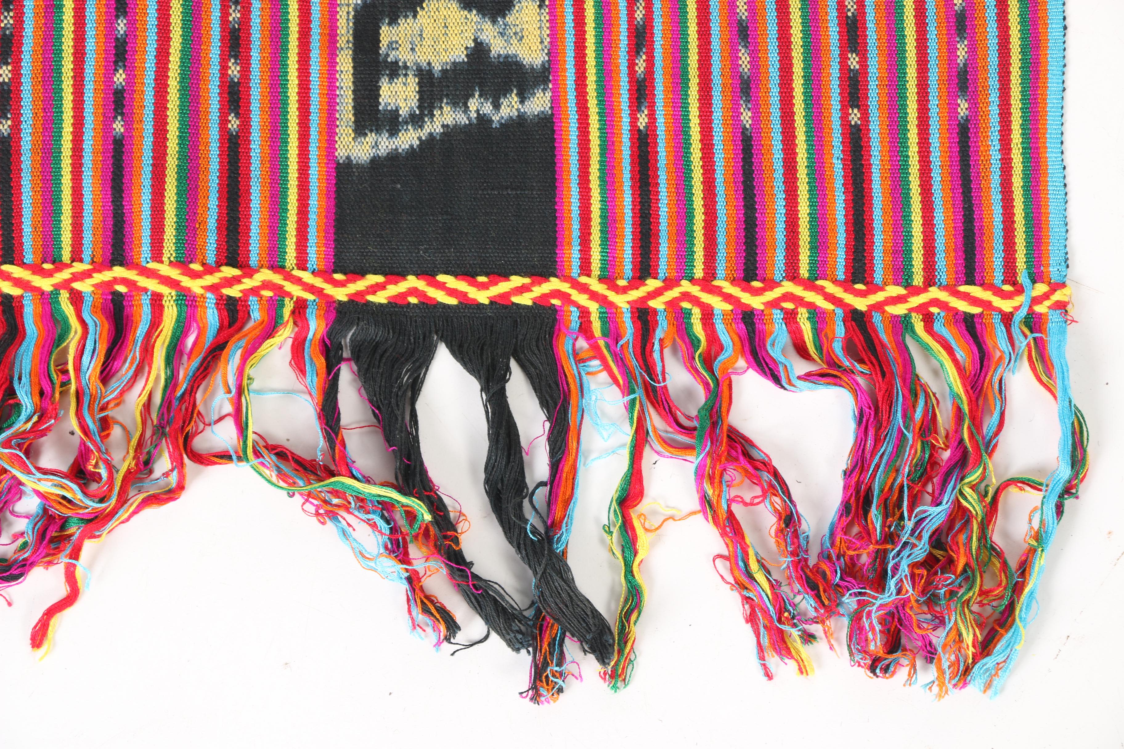 Decorative multi-colored scarf