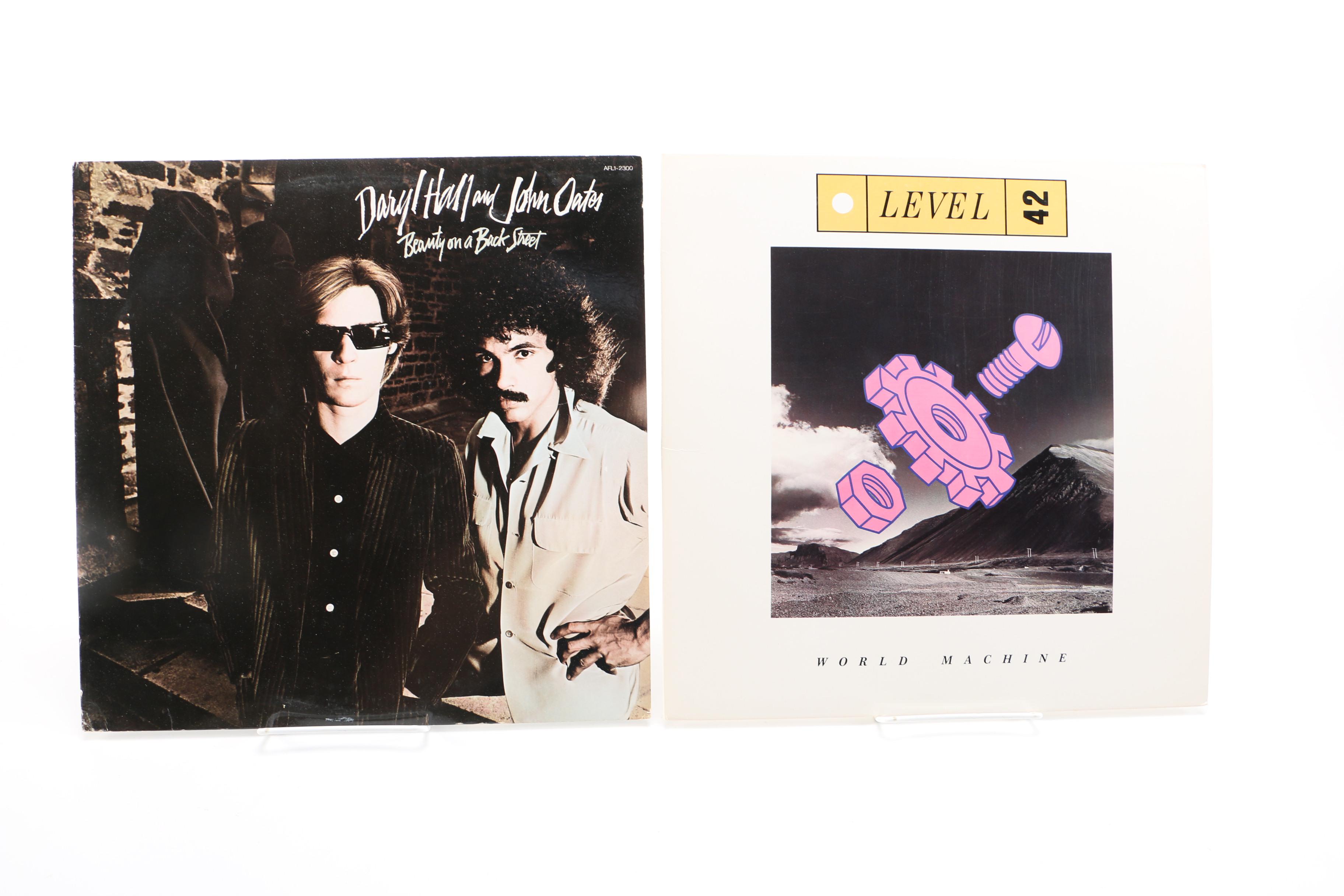 Stevie Ray Vaughan, George Duke and Other Rock, Pop and Jazz LPs