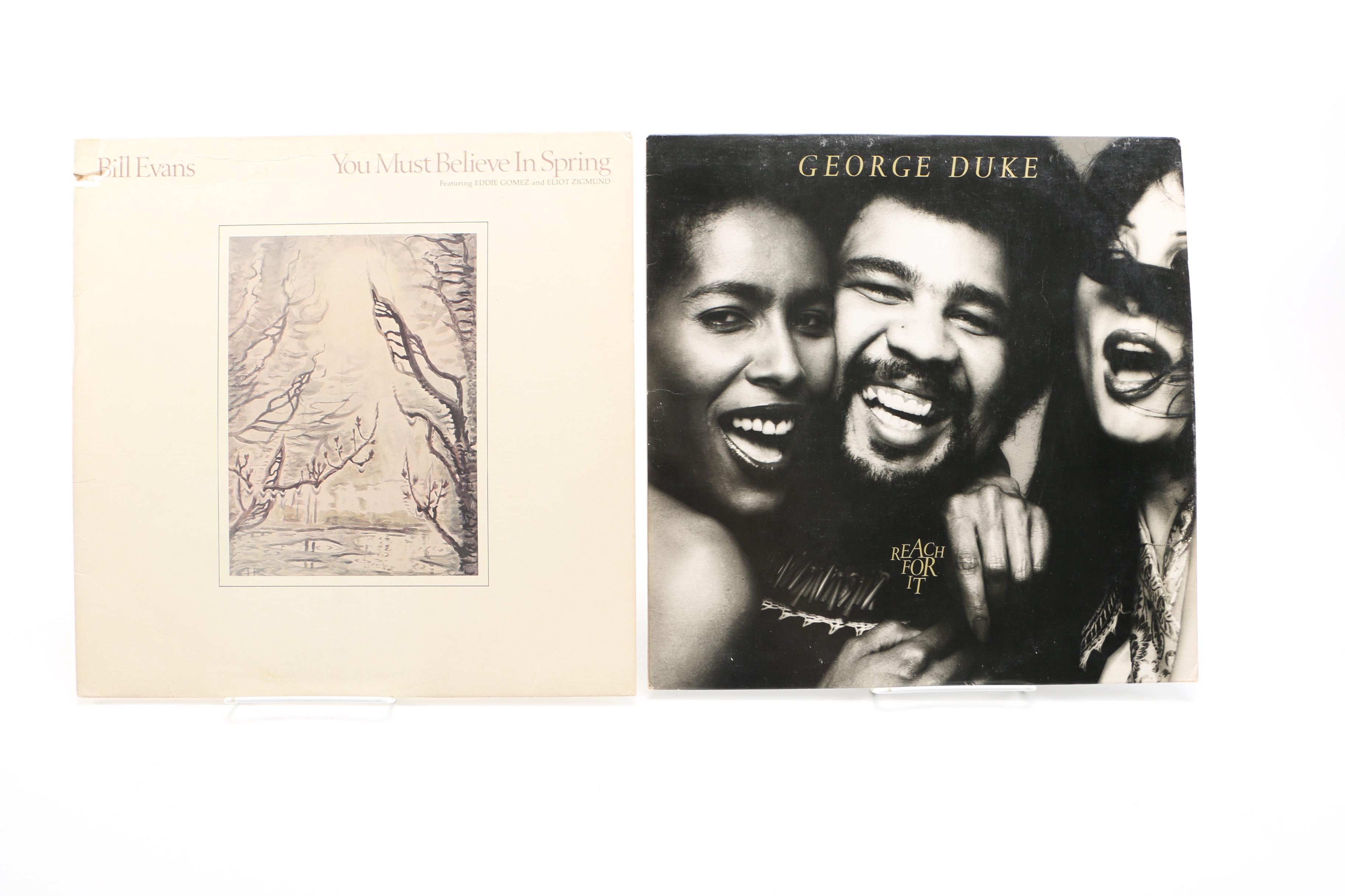 Stevie Ray Vaughan, George Duke and Other Rock, Pop and Jazz LPs