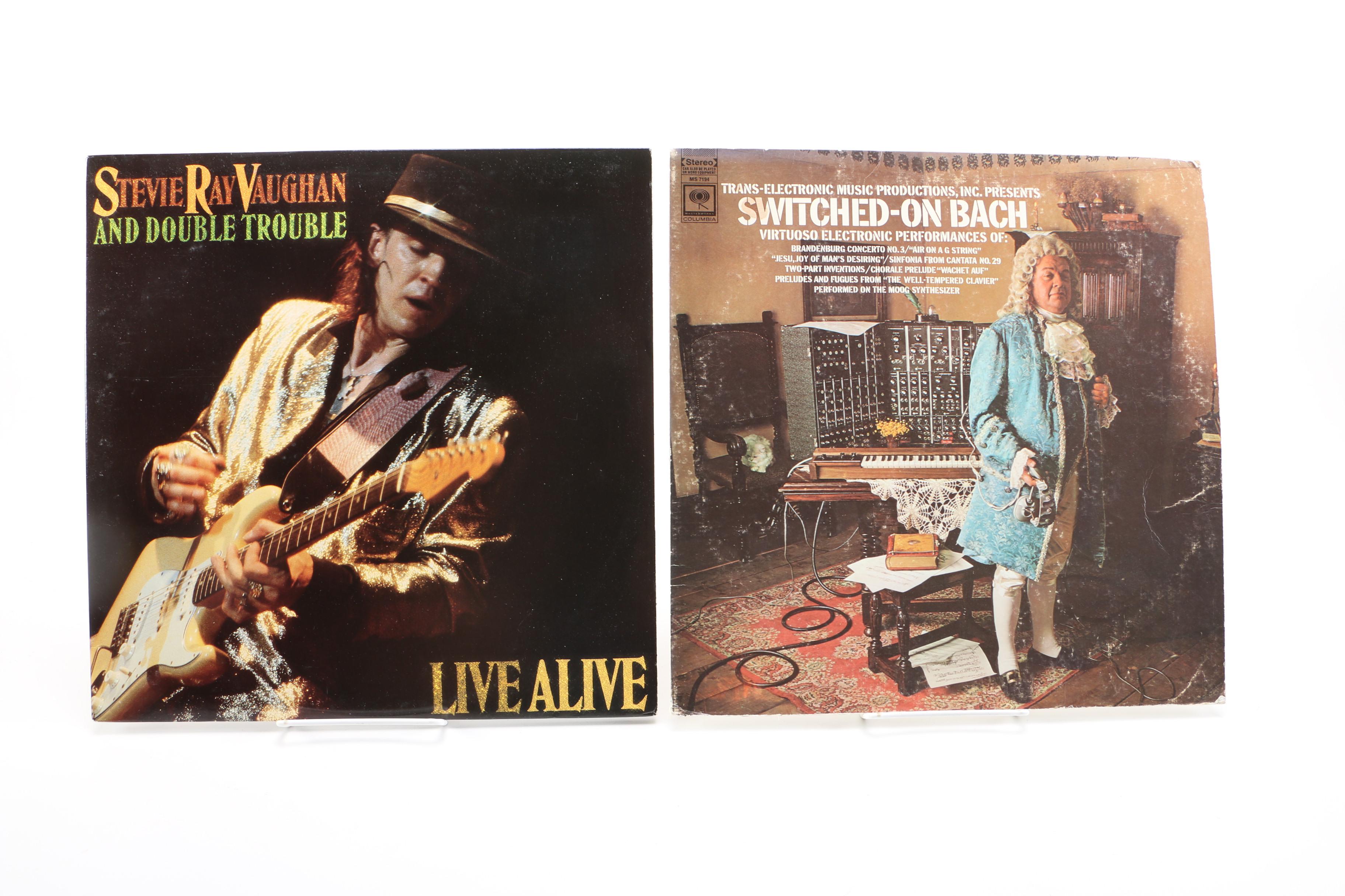 Stevie Ray Vaughan, George Duke and Other Rock, Pop and Jazz LPs