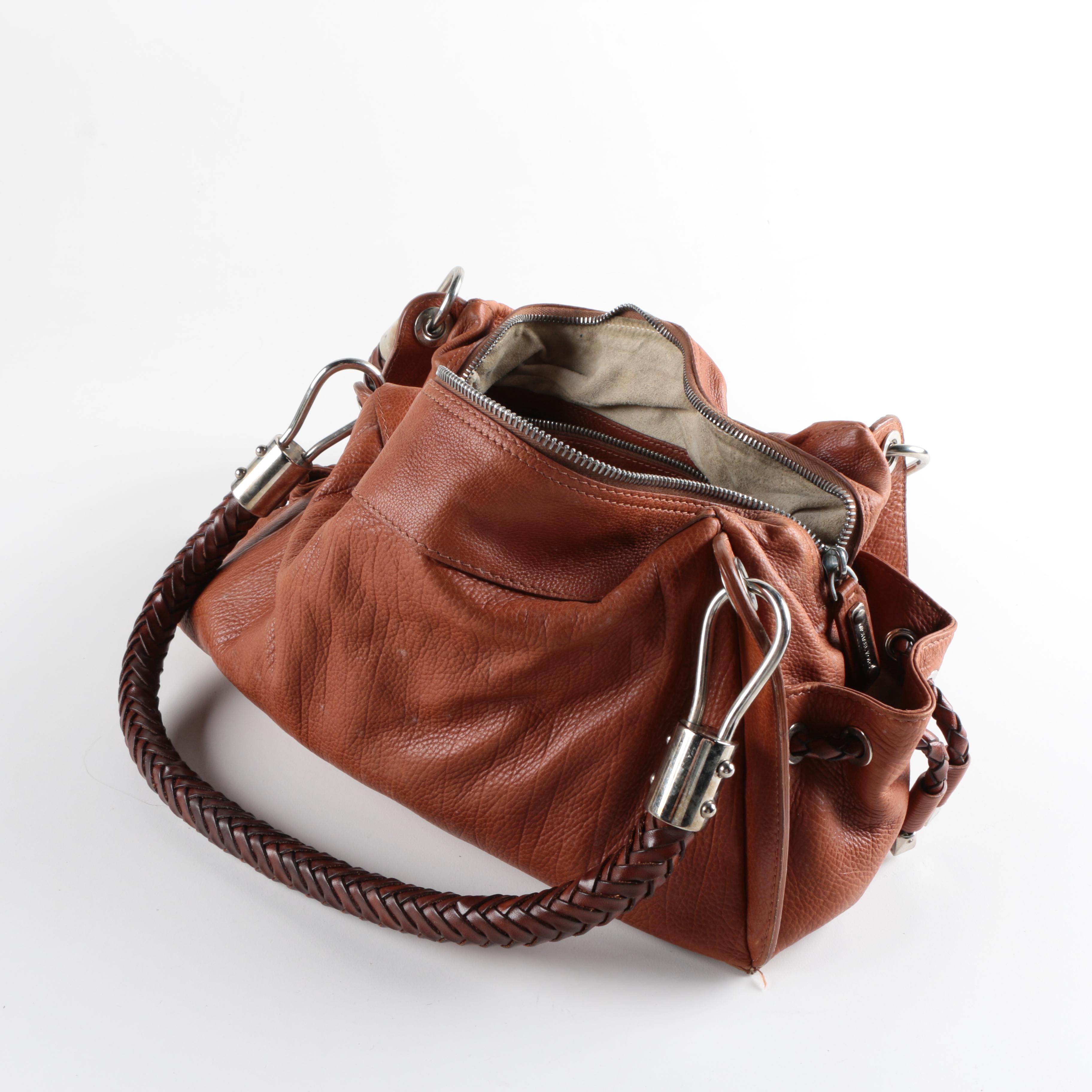 Michael Kors Brown Leather Satchel