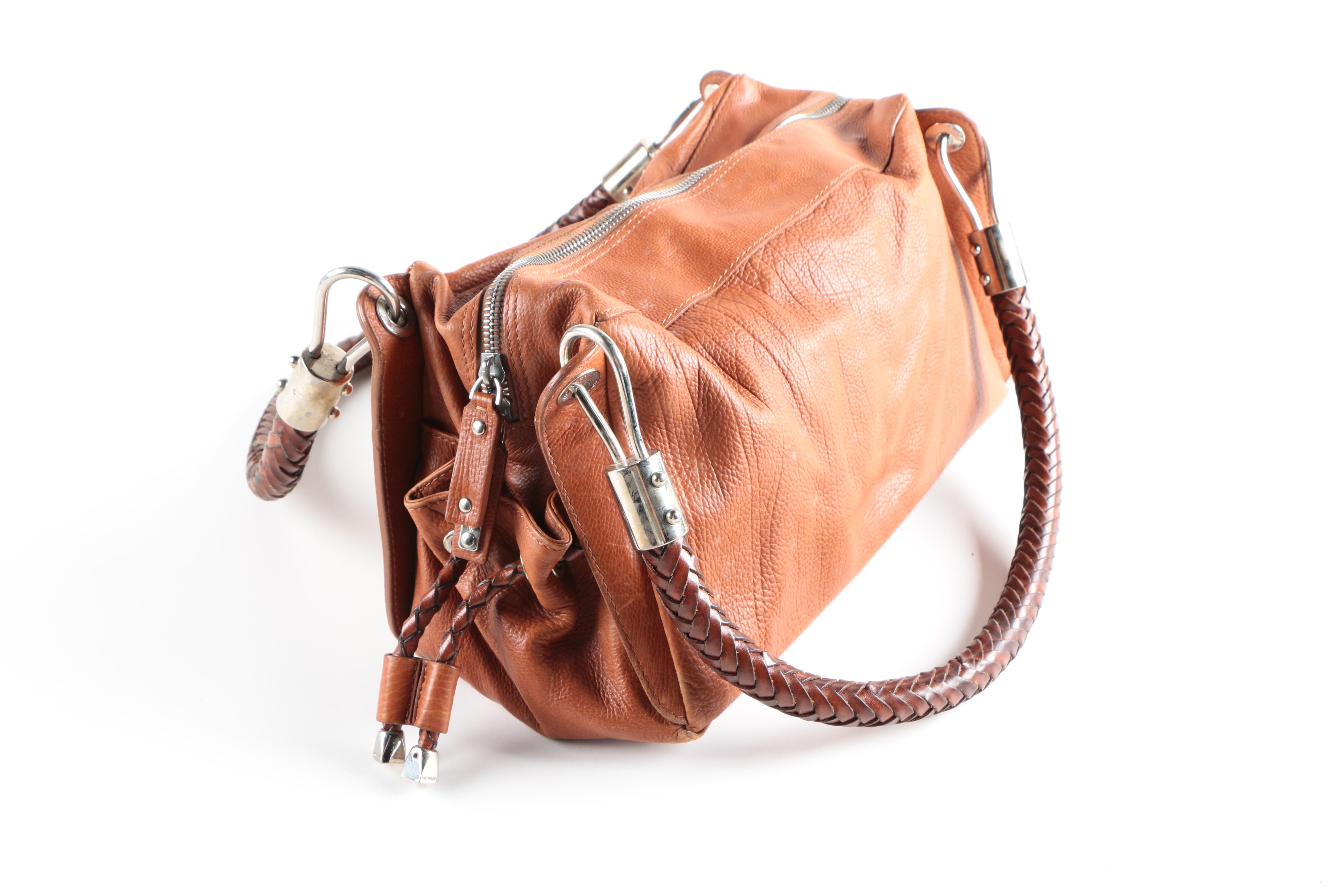 Michael Kors Brown Leather Satchel