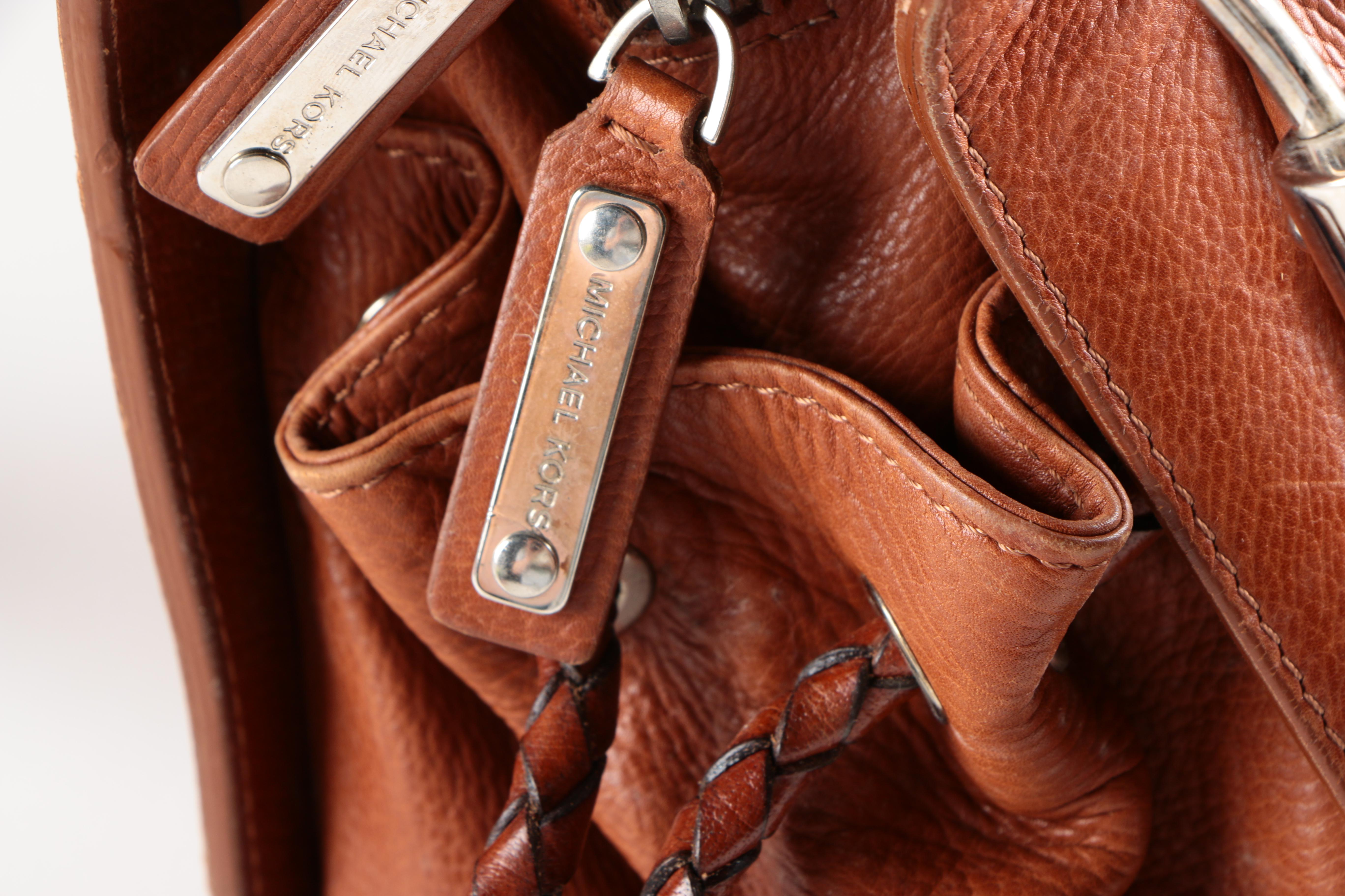 Michael Kors Brown Leather Satchel