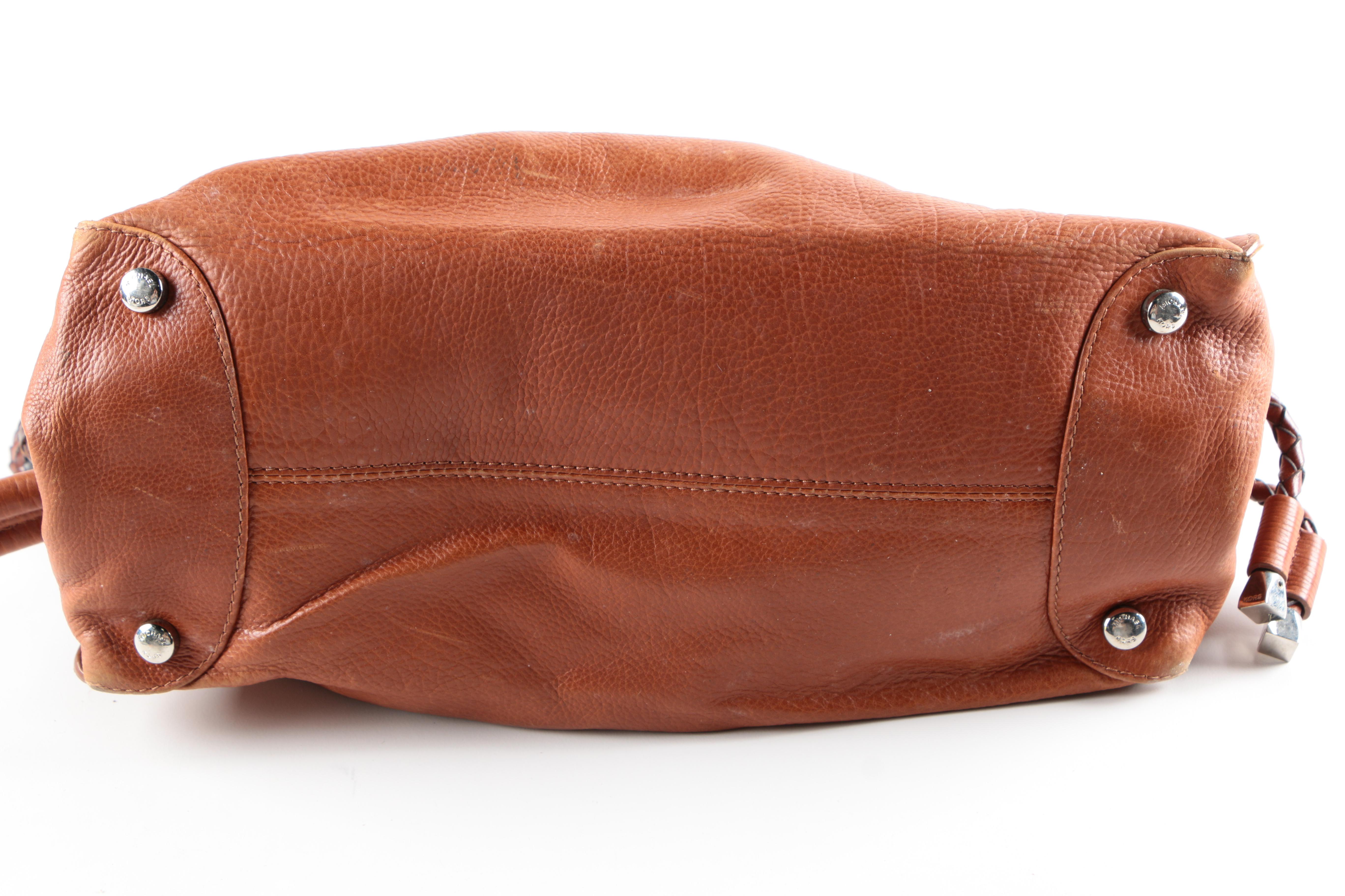 Michael Kors Brown Leather Satchel