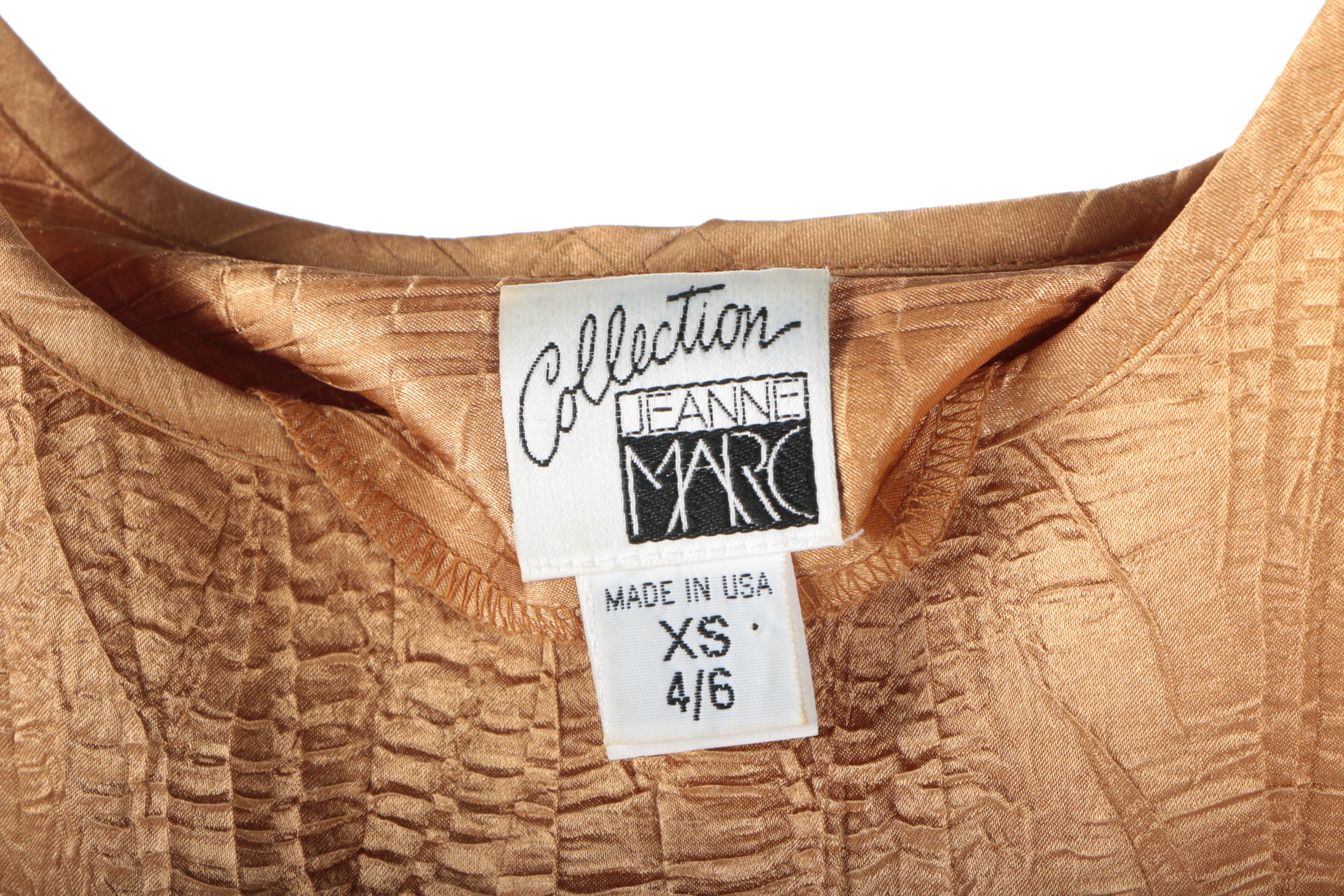 Pair of Jeanne Marc Tops