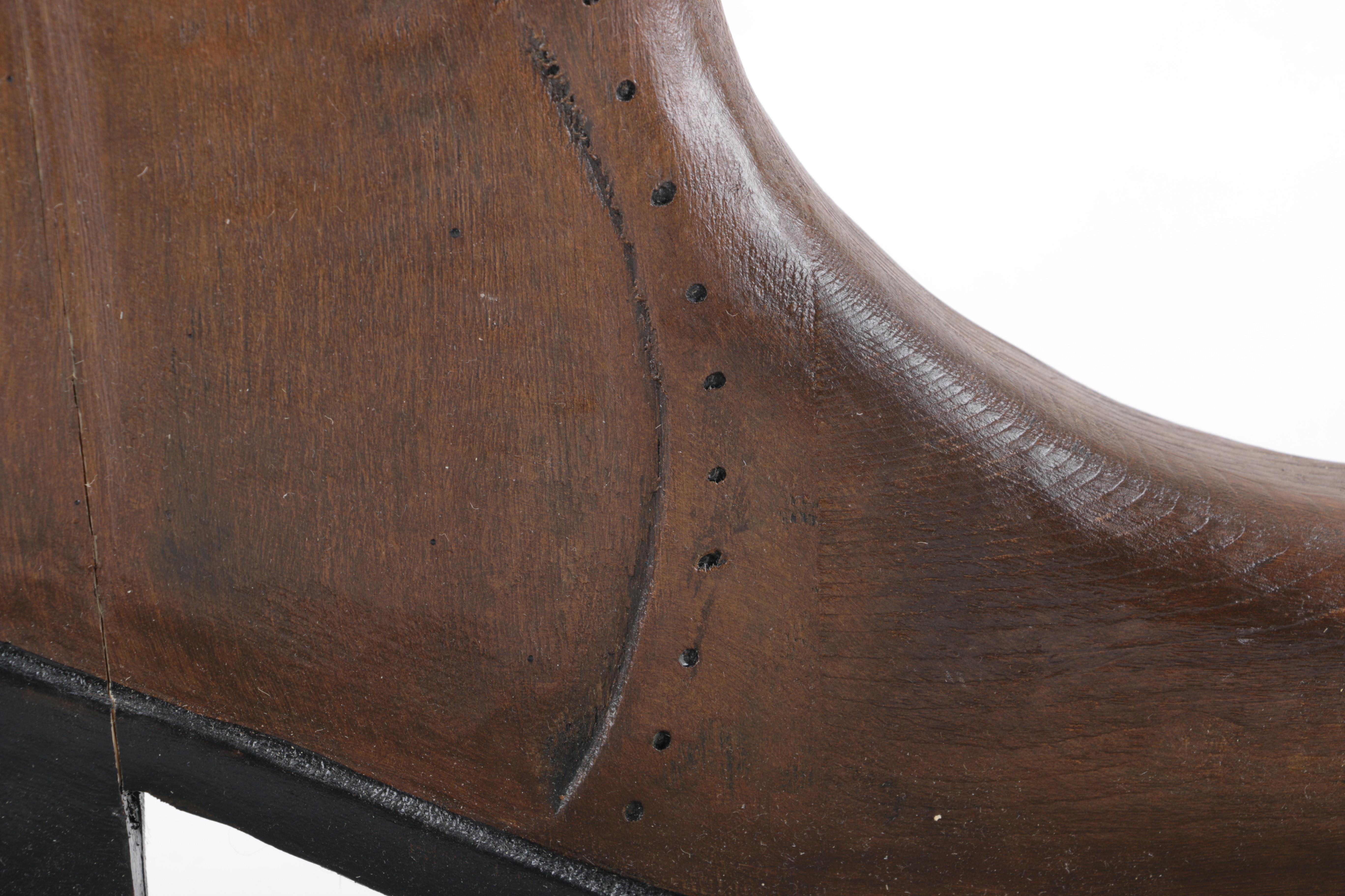 Custom Carved Boot Jewelry Display by Jim Harmon