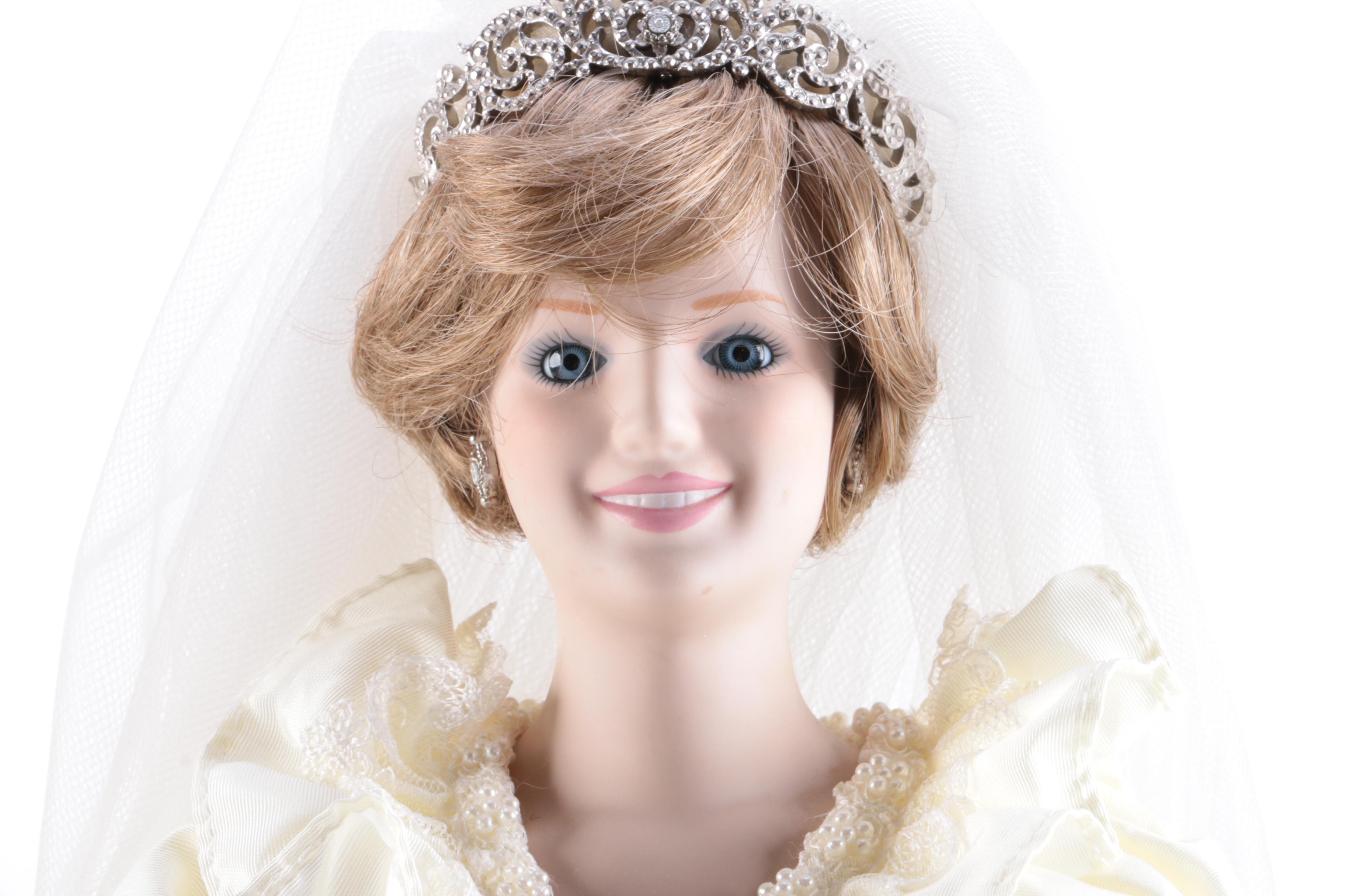Porcelain Dolls Featuring Princess Diana