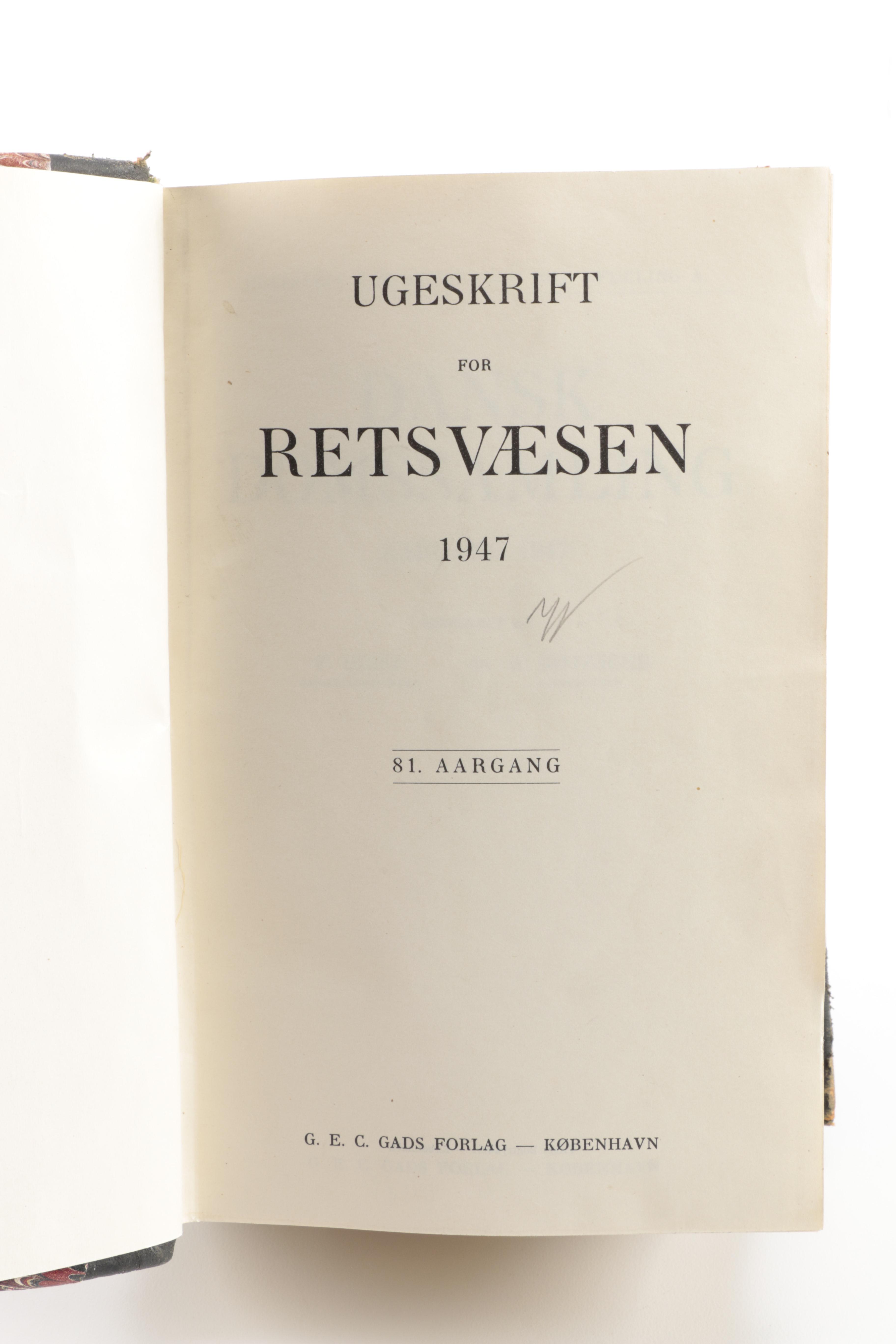 Collection of Vintage Danish Books