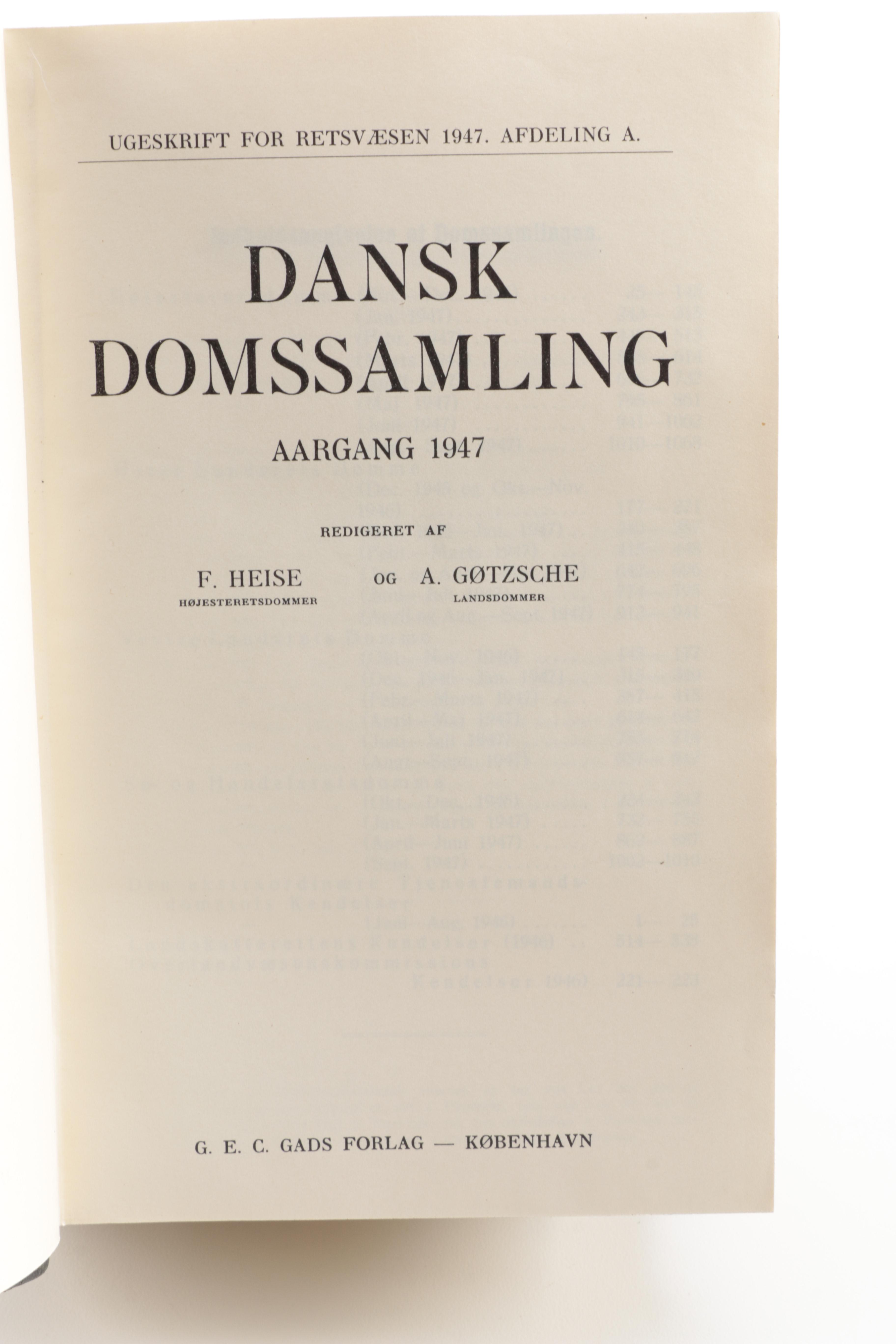 Collection of Vintage Danish Books