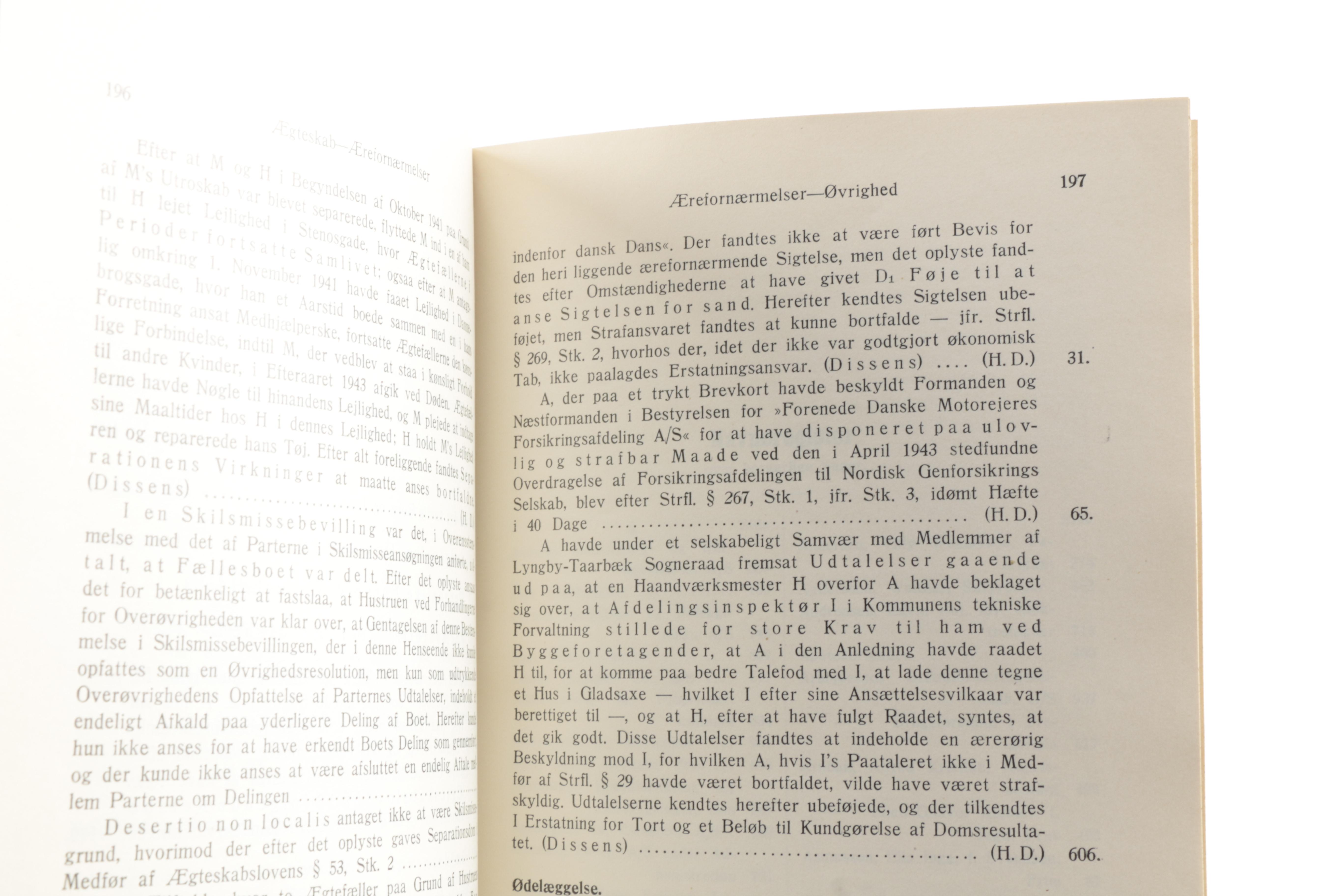 Collection of Vintage Danish Books