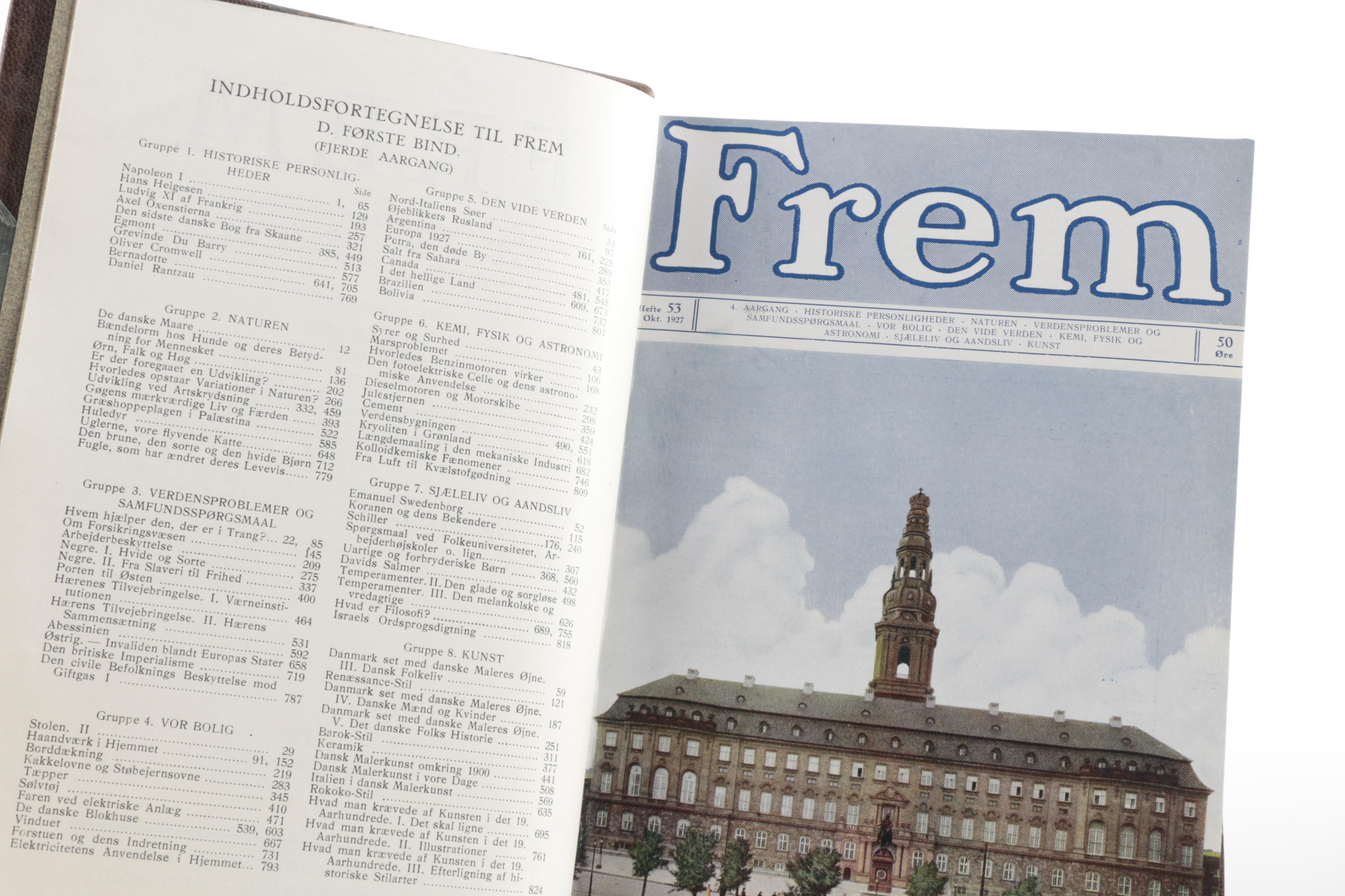 Collection of Vintage Danish Books