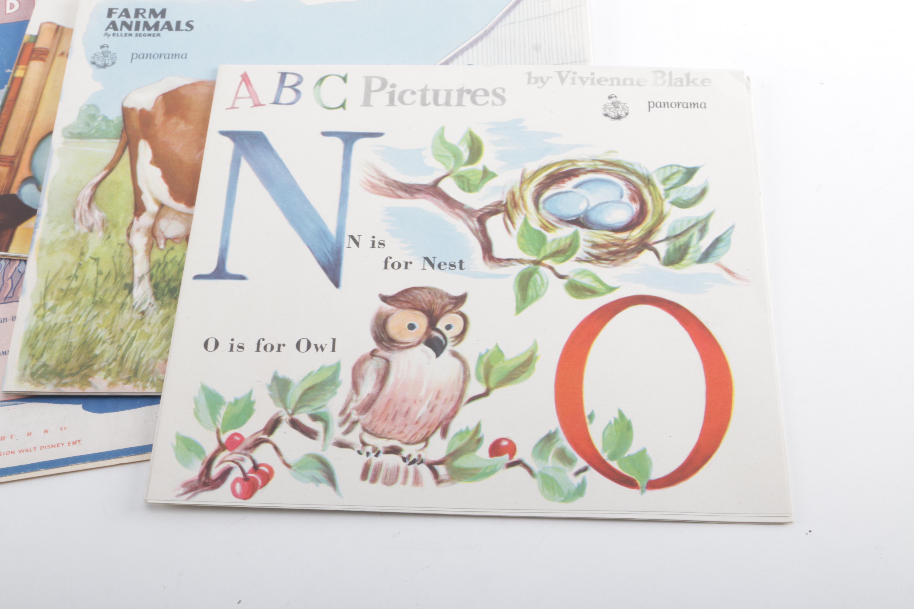 1937 "Whistle While You Work" Sheet Music and Children's Picture Books