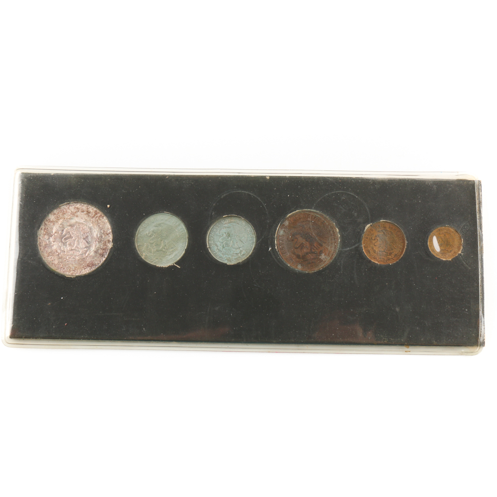 Mexican Type Coin Set from the Mid-1960s