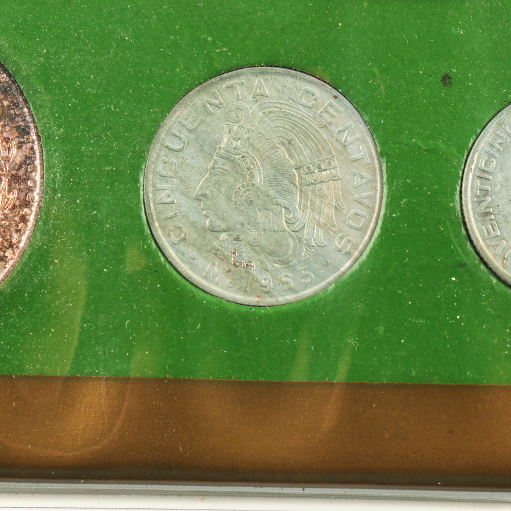 Mexican Type Coin Set from the Mid-1960s